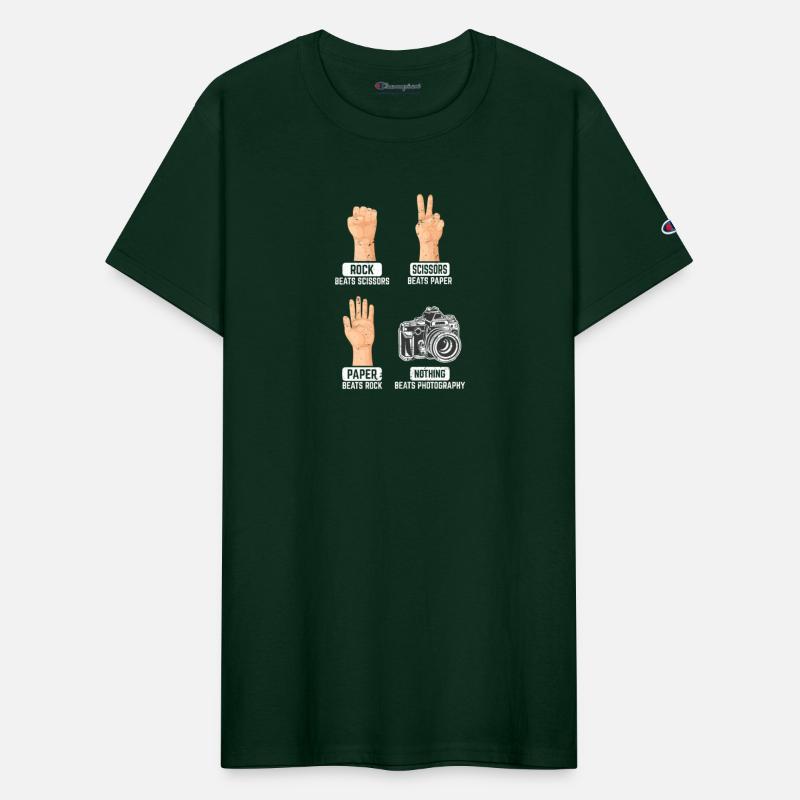 Rock Paper Scissors Funny Photography Lover Photog