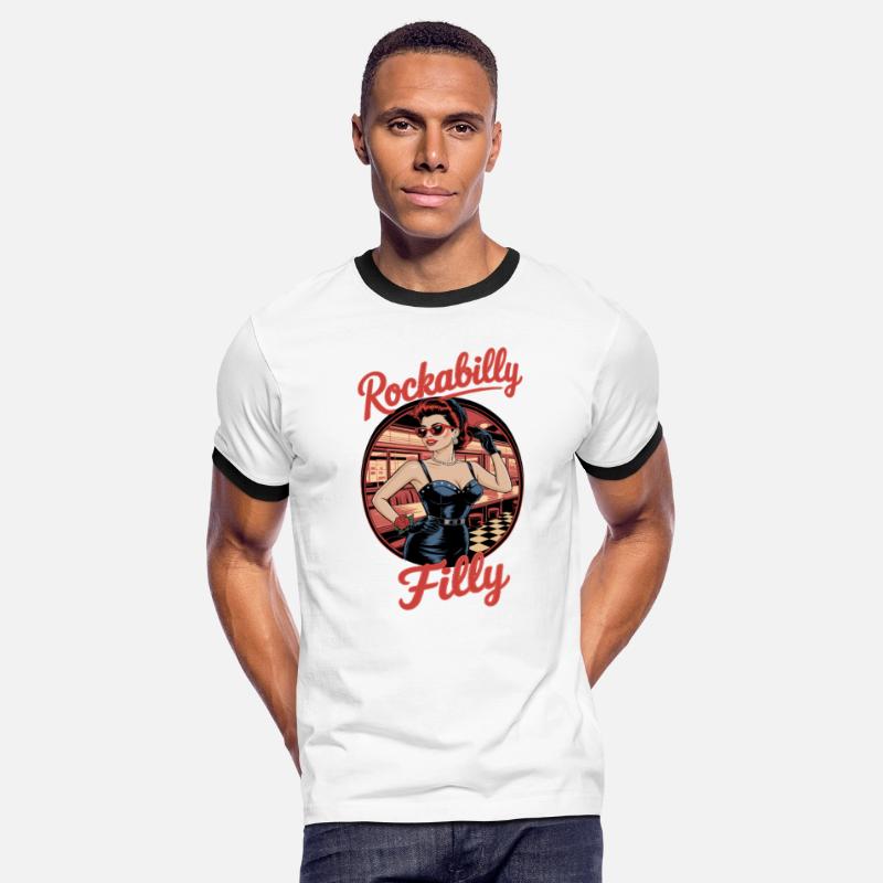 Rockabilly Filly Vintage Retro Style Pin-Up Art