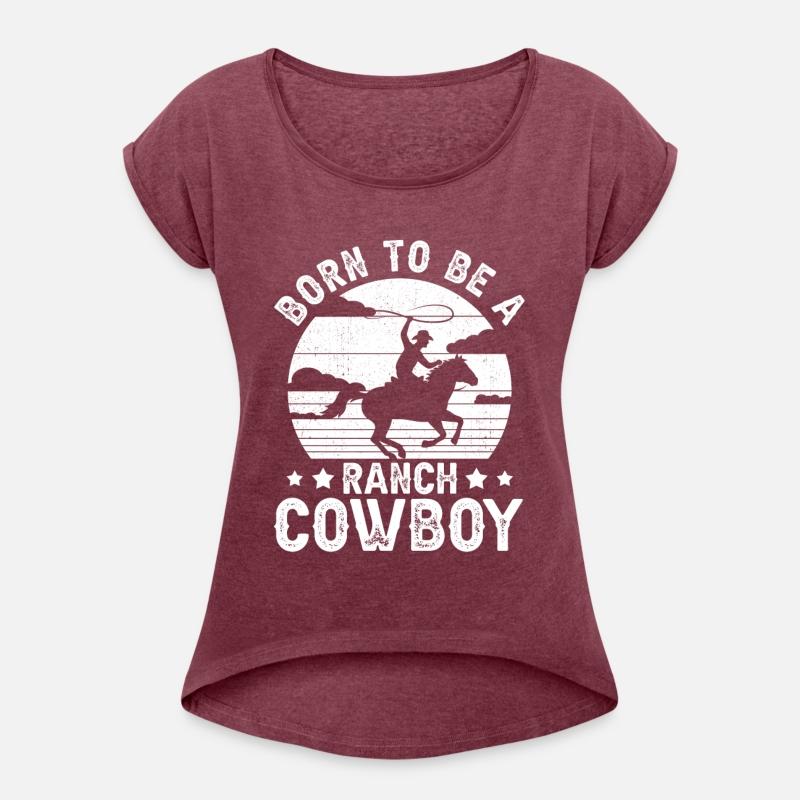 Rodeo Cowboy Born To Ranch Cowboy
