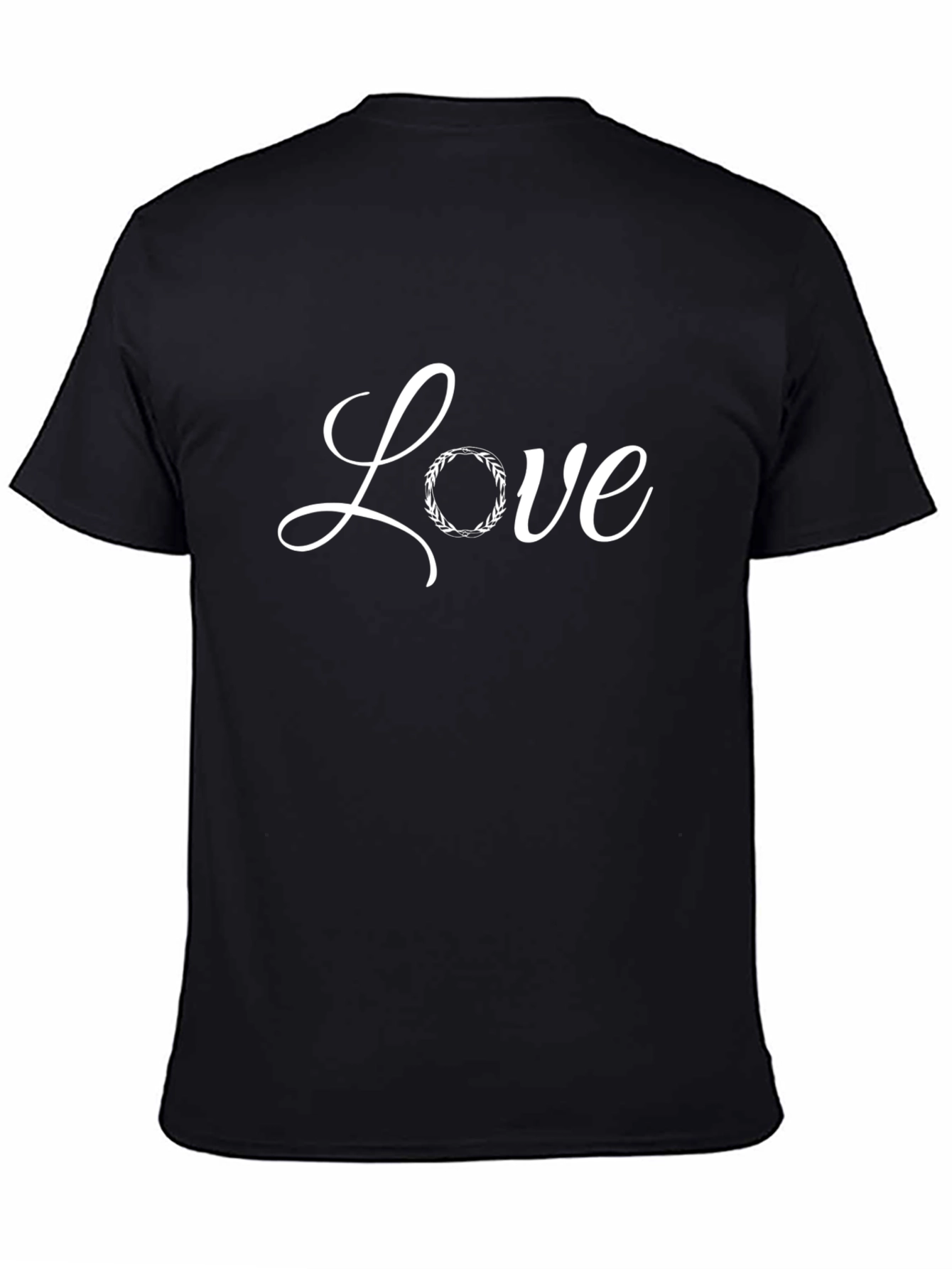Love Wreath Graphic T-Shirt - Stylish Casual Wear