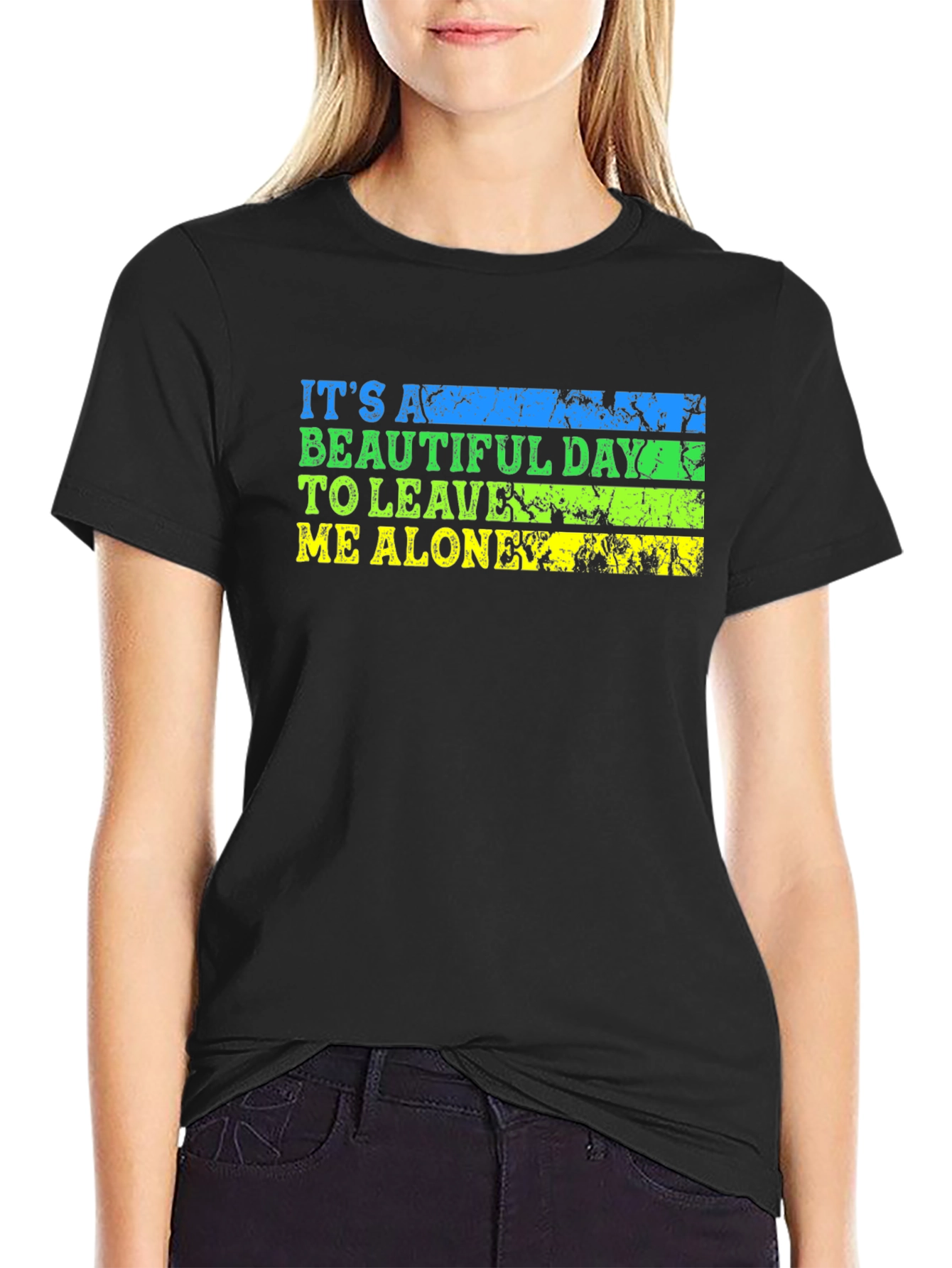 Funny Sarcastic T-Shirt - Leave Me Alone