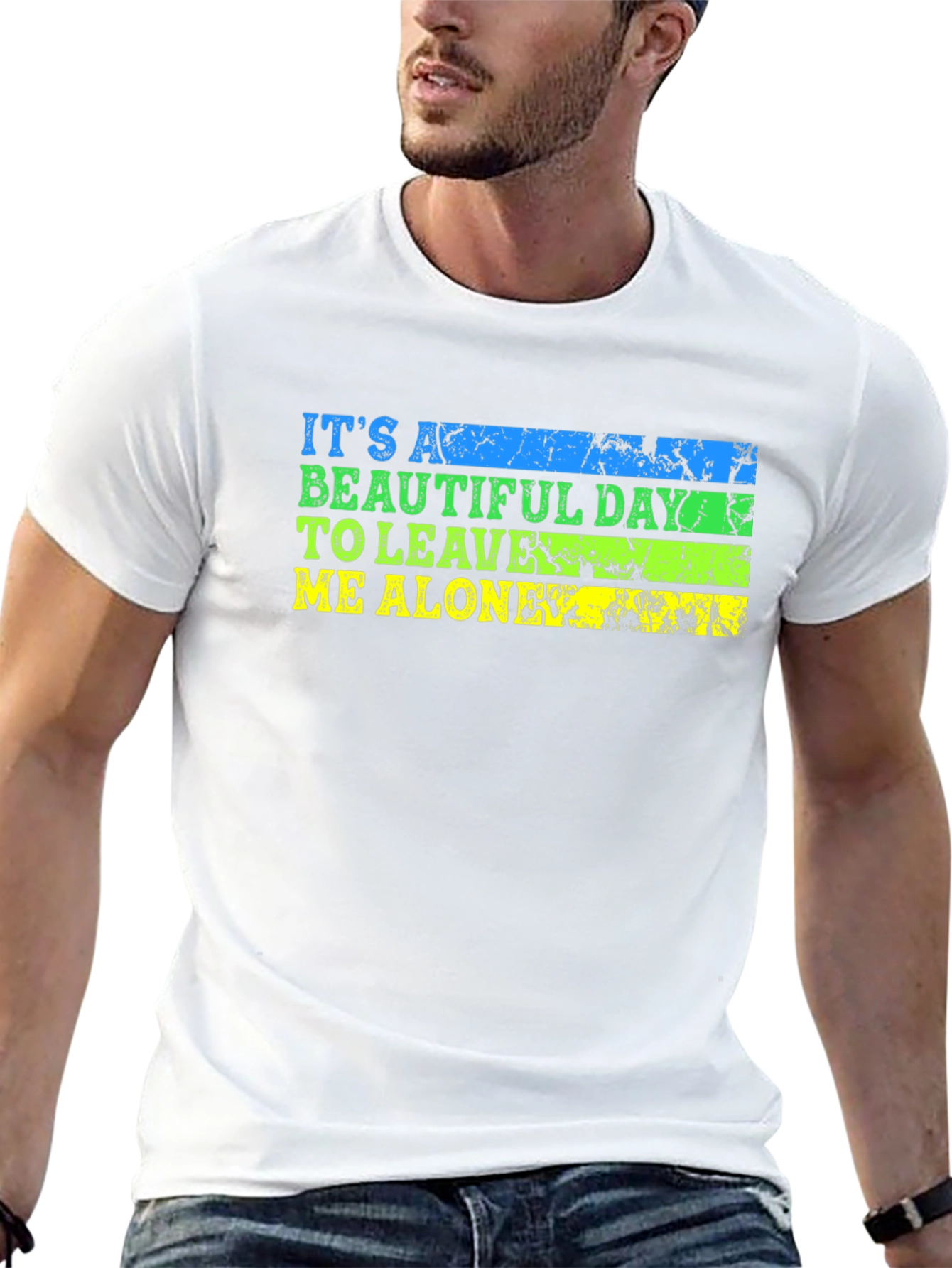 Funny Sarcastic T-Shirt - Leave Me Alone