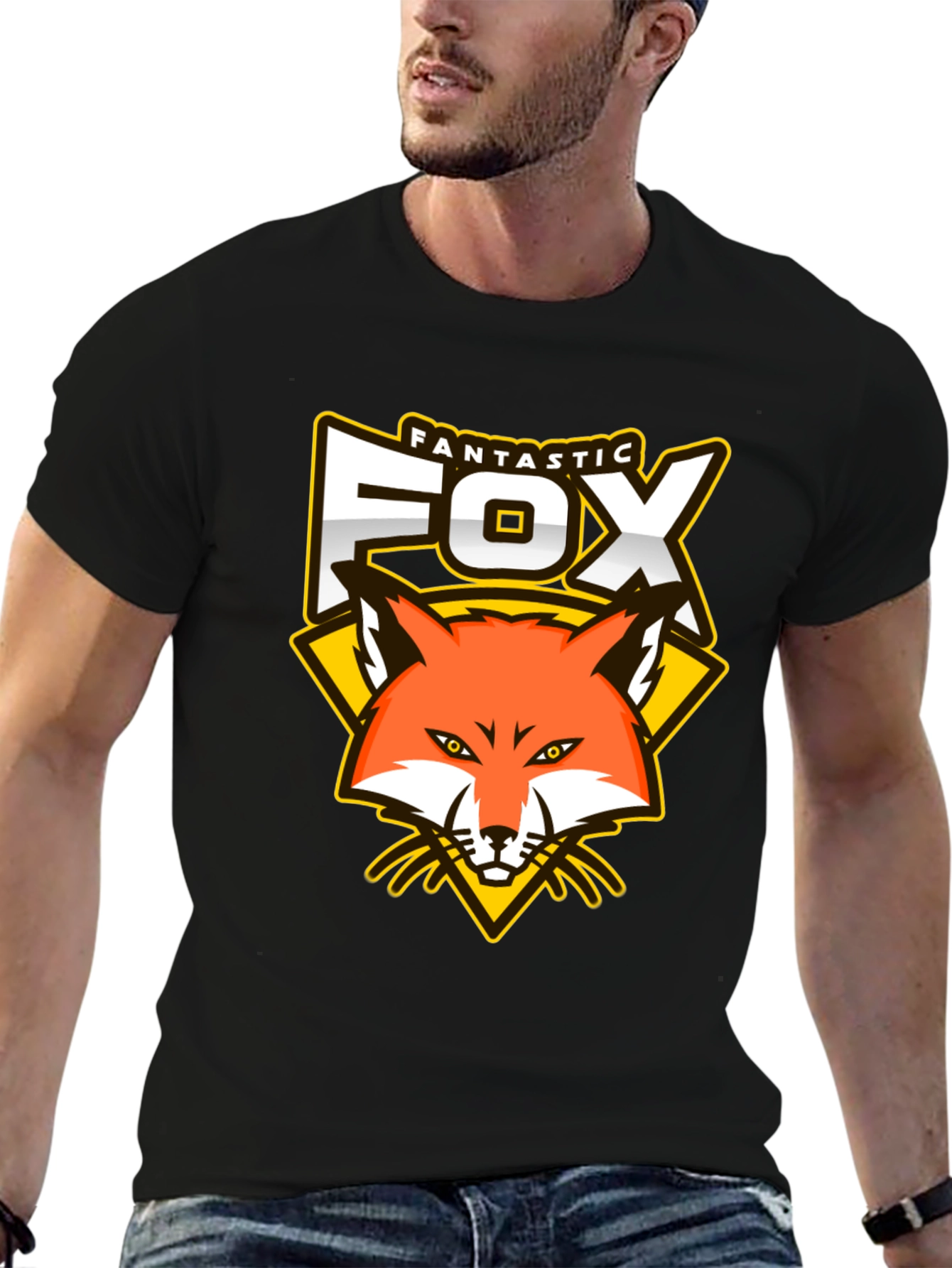 Fantastic Fox Graphic T-Shirt - Cool Animal Design