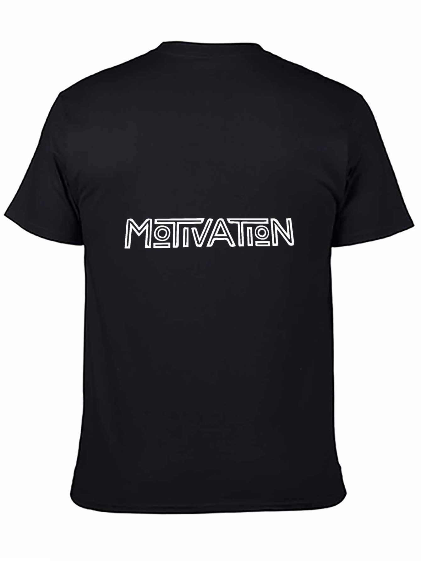 Motivation Graphic Tee - Stylish Black Cotton T-Shirt