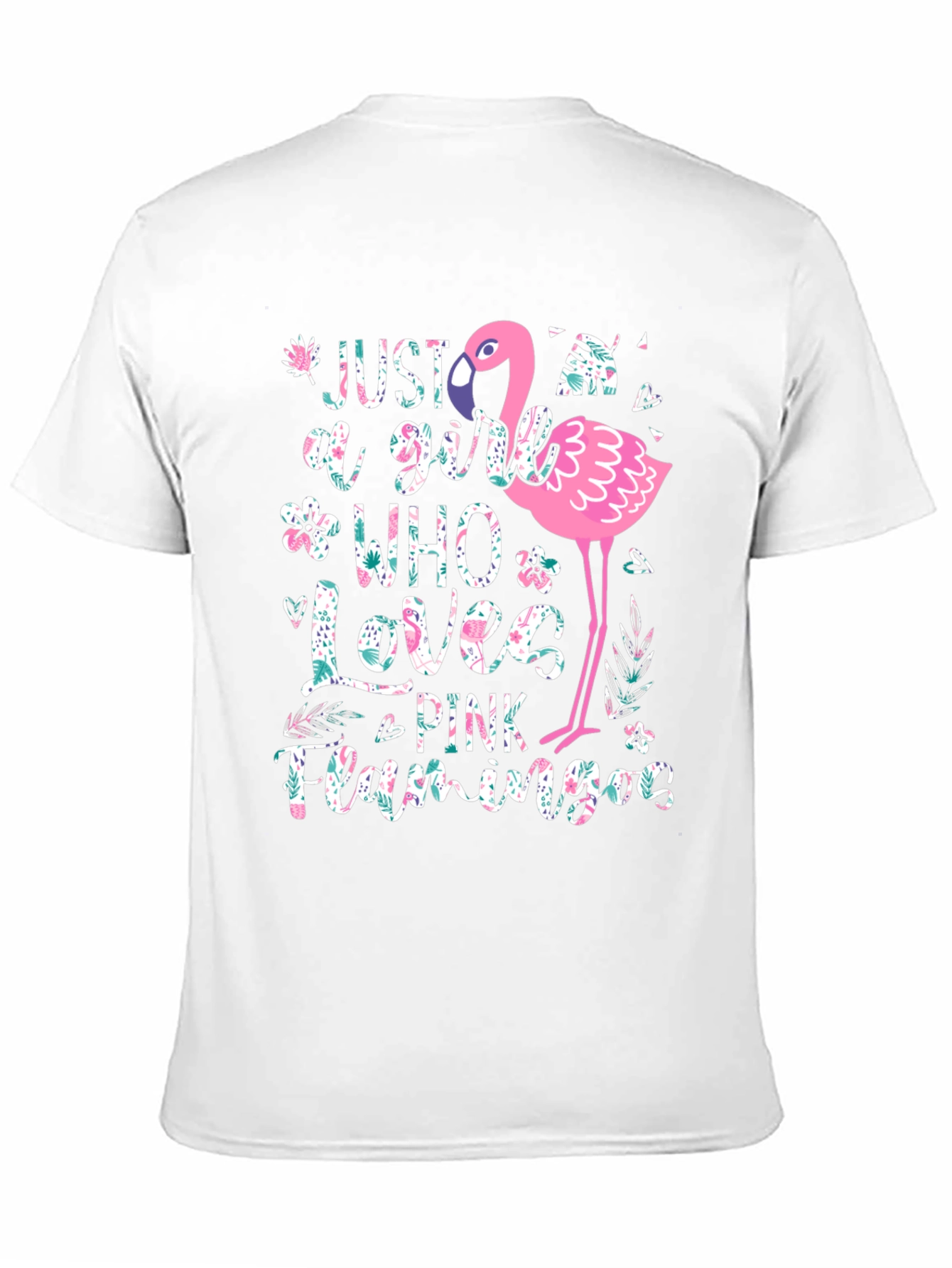 Pink Flamingo Lover T-Shirt - Girls Graphic Tee