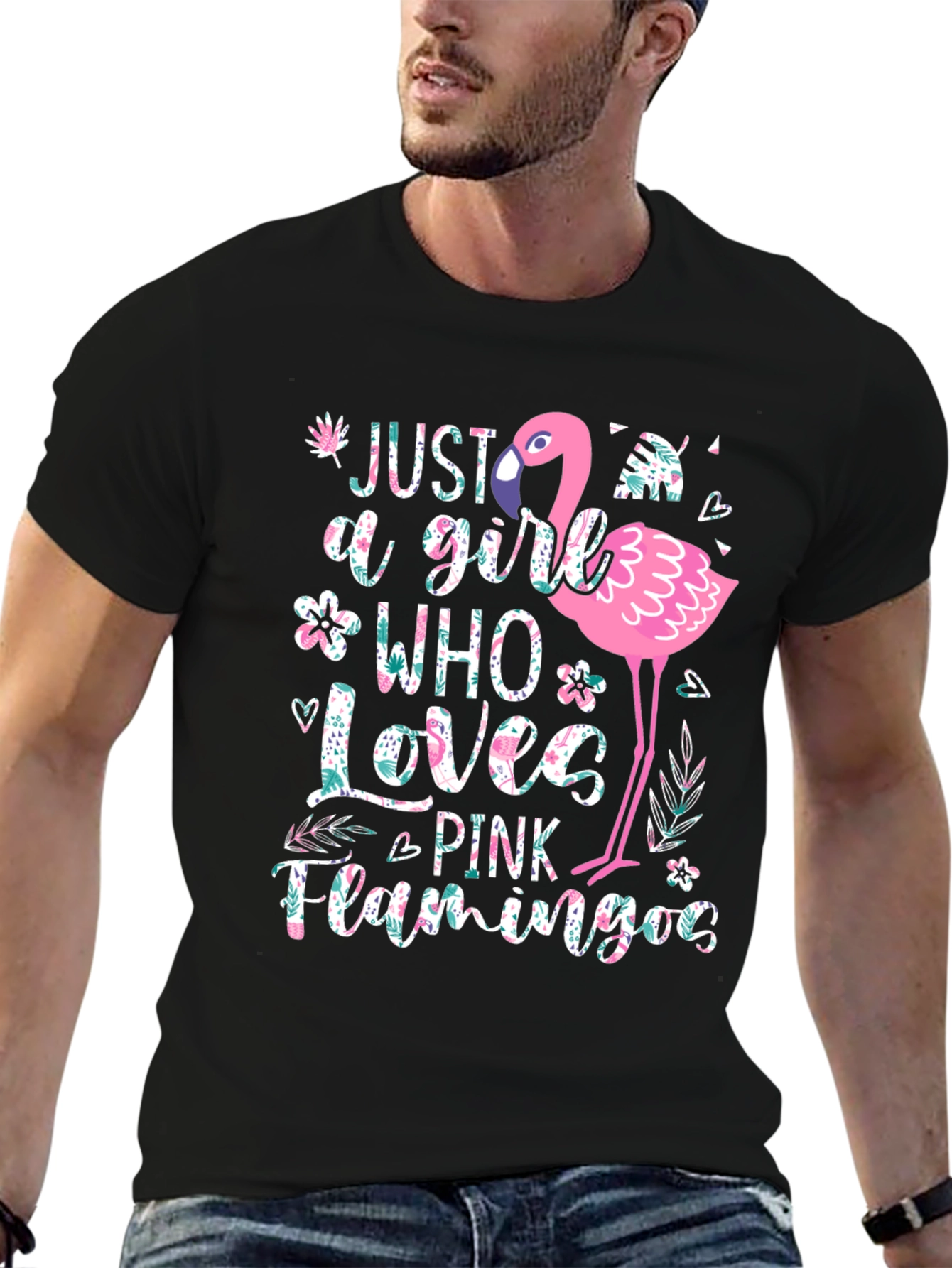 Pink Flamingo Lover T-Shirt - Girls Graphic Tee