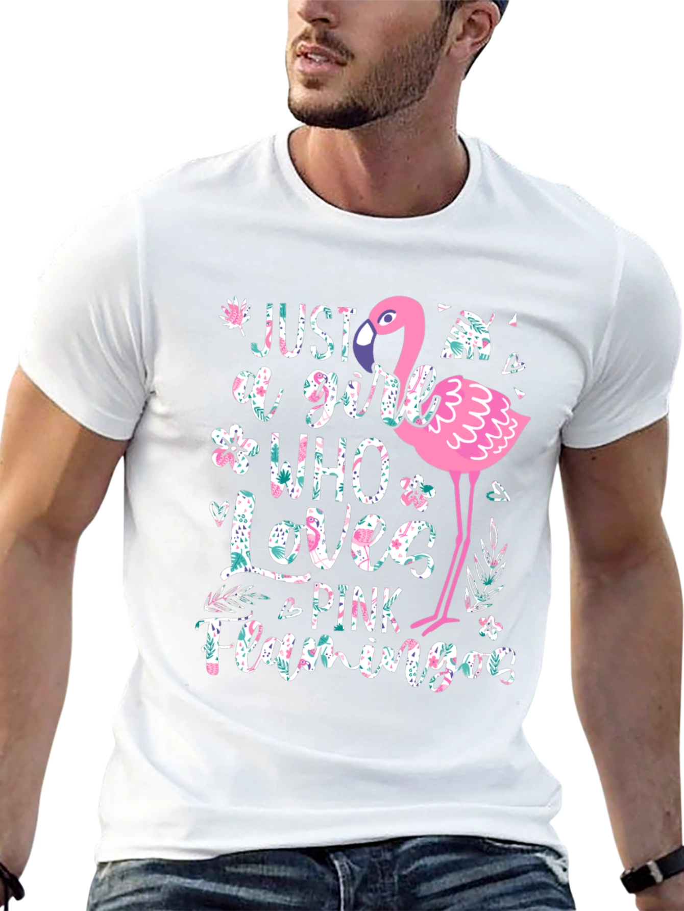 Pink Flamingo Lover T-Shirt - Girls Graphic Tee