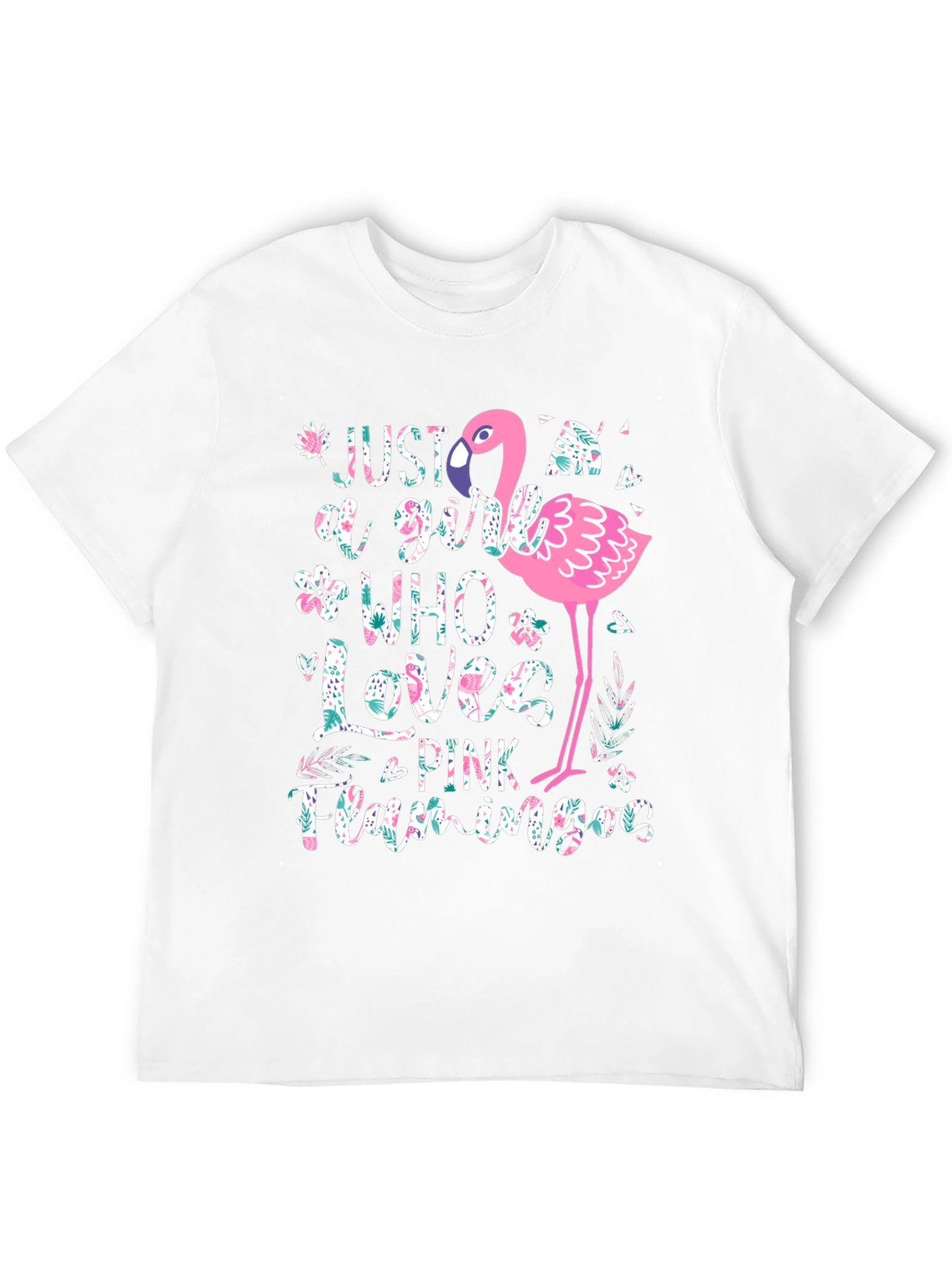 Pink Flamingo Lover T-Shirt - Girls Graphic Tee