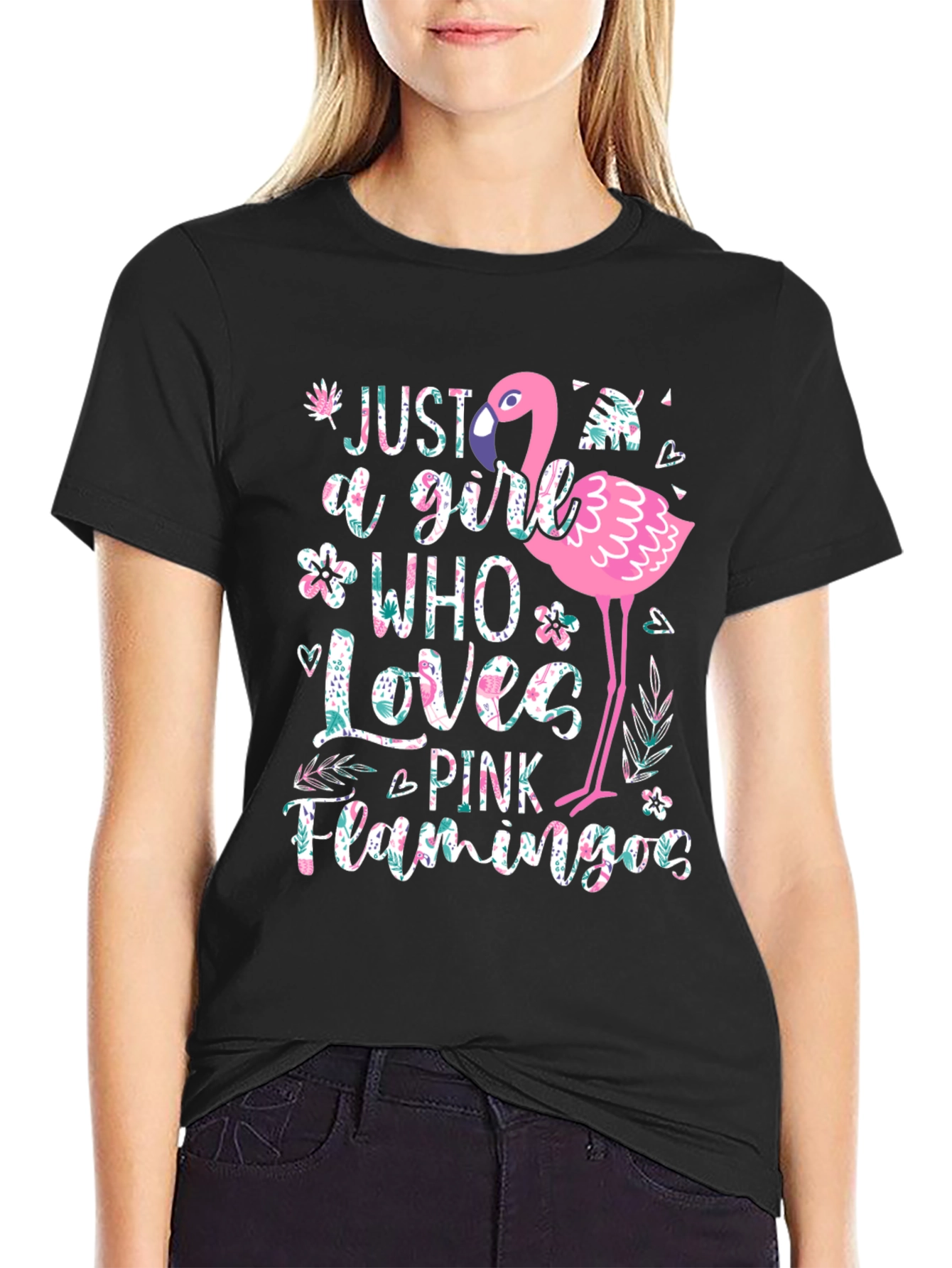 Pink Flamingo Lover T-Shirt - Girls Graphic Tee