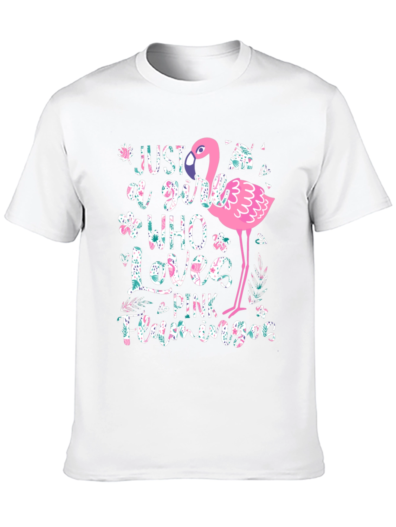 Pink Flamingo Lover T-Shirt - Girls Graphic Tee