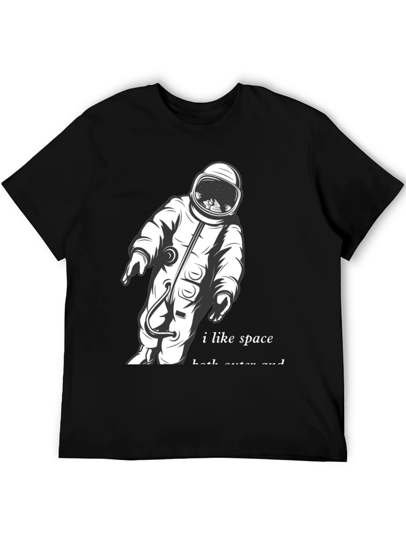 I Like Space Astronaut Graphic T-Shirt