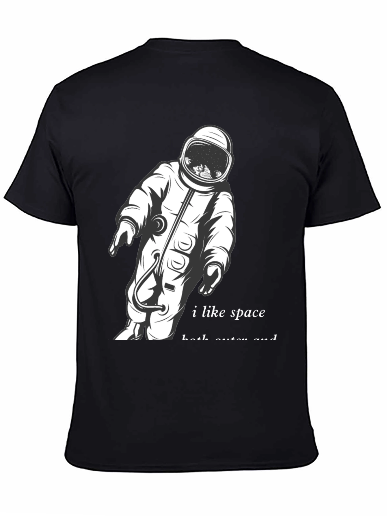 I Like Space Astronaut Graphic T-Shirt