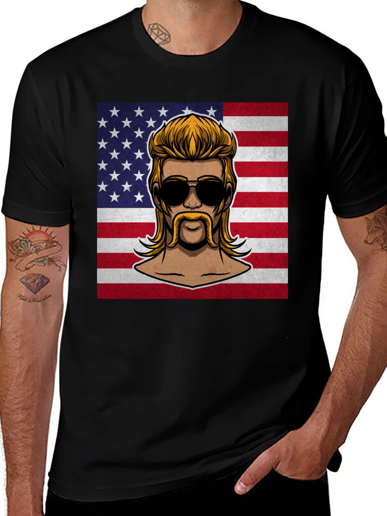 USA Mullet Man T-Shirt