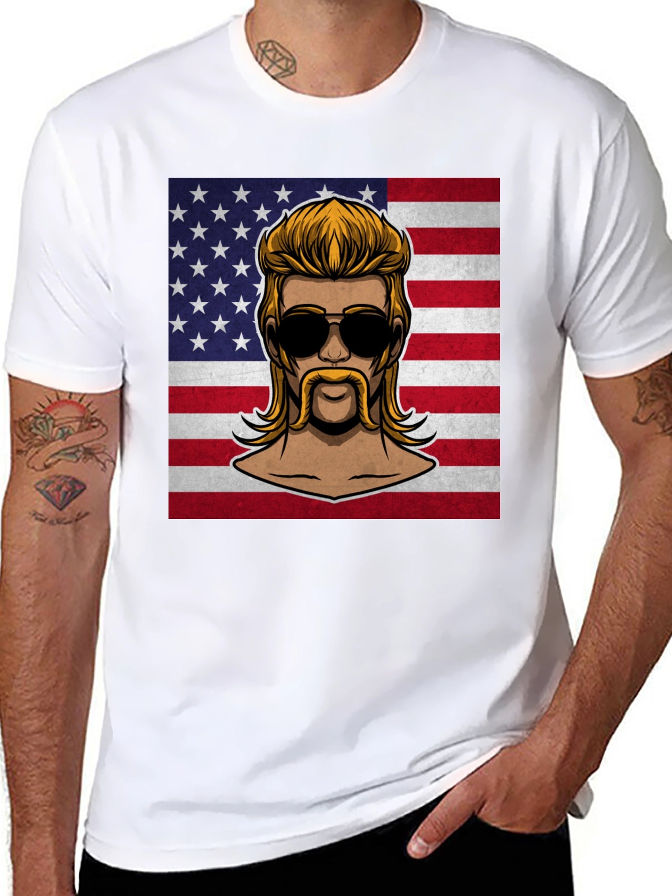 USA Mullet Man T-Shirt