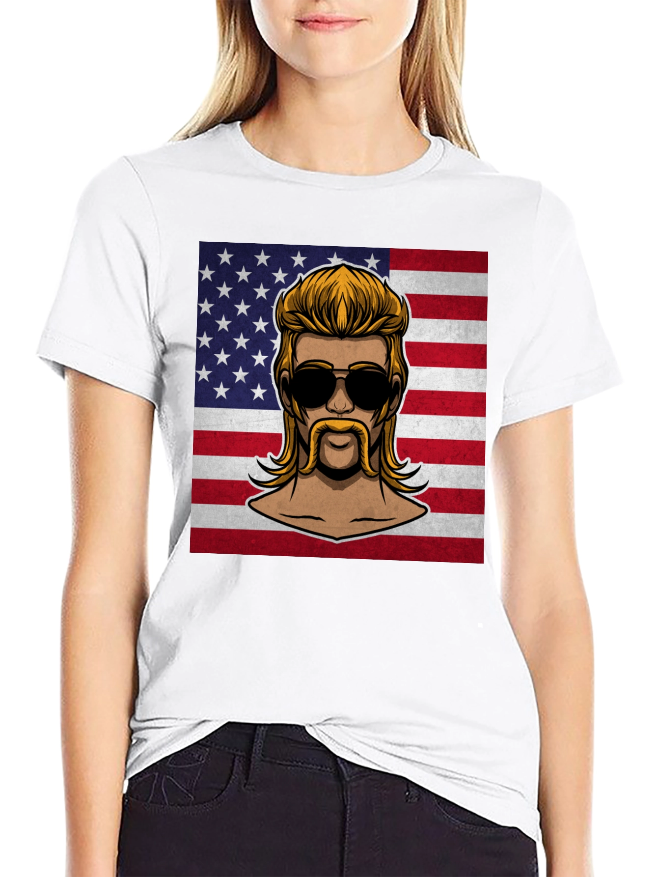 USA Mullet Man T-Shirt