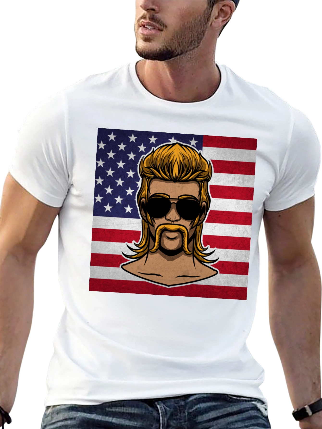 USA Mullet Man T-Shirt