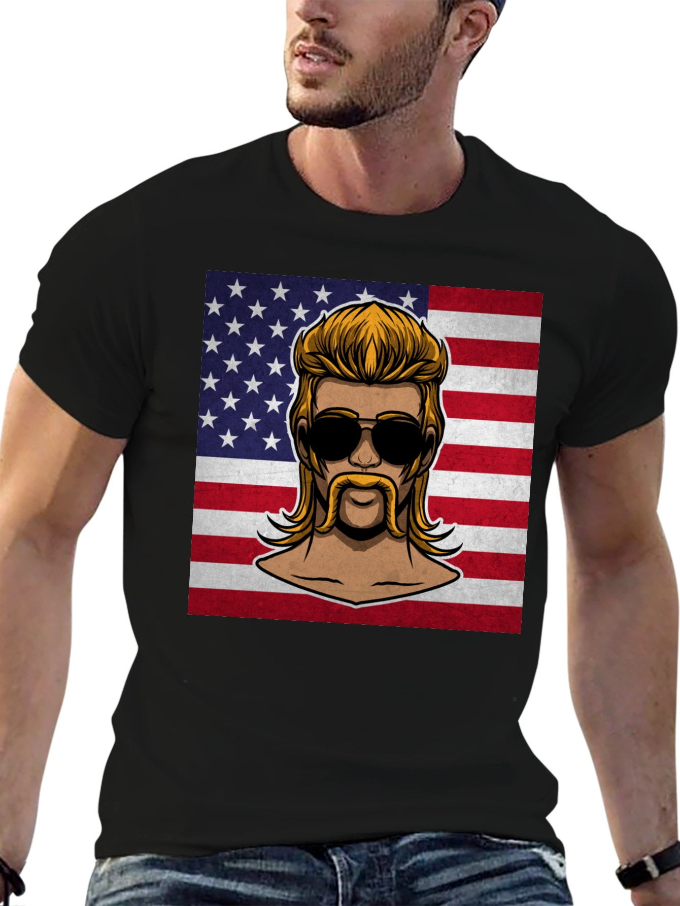 USA Mullet Man T-Shirt