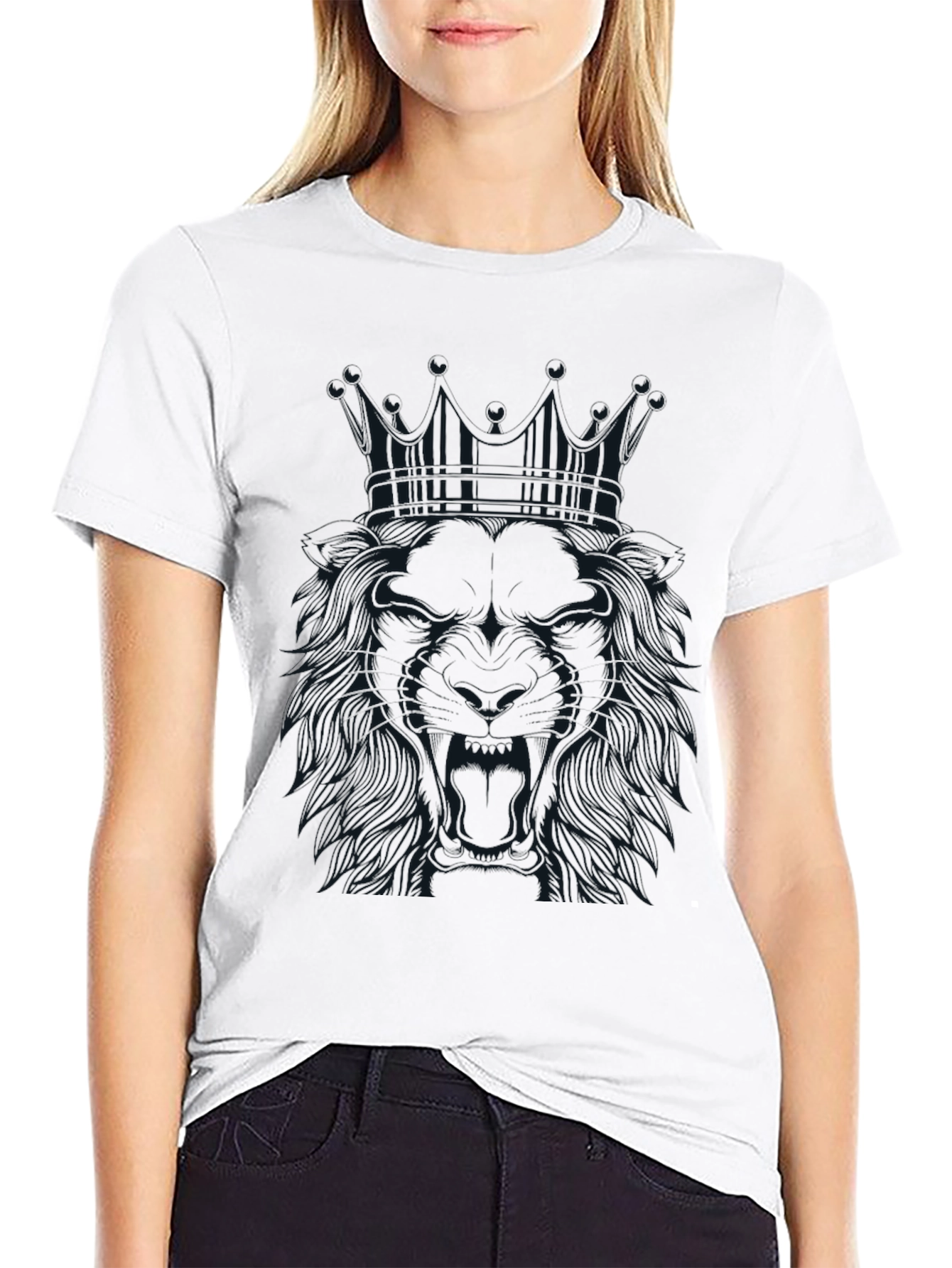 Lion King Graphic Tee - Stylish Mens Black T-Shirt