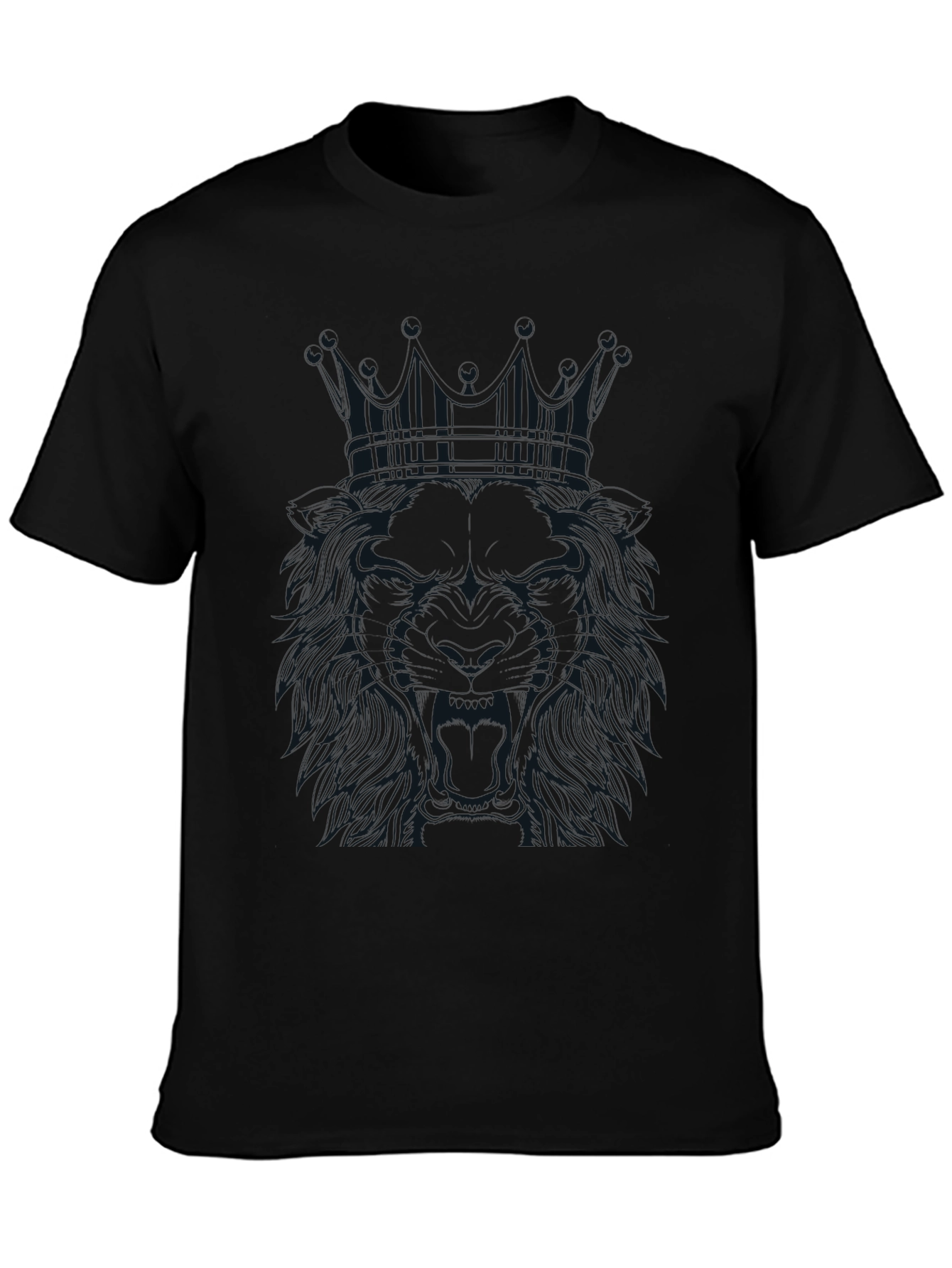 Lion King Graphic Tee - Stylish Mens Black T-Shirt