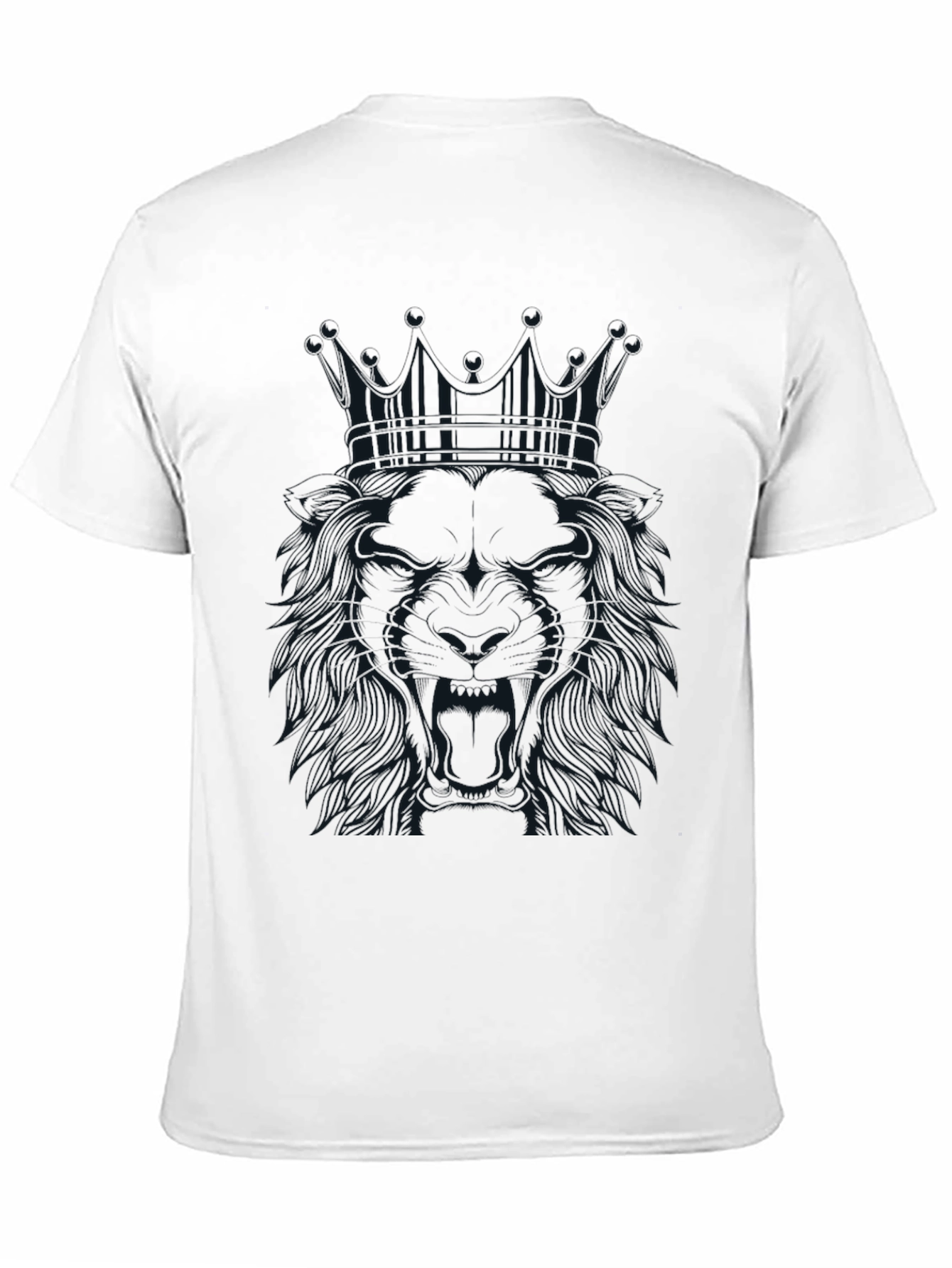 Lion King Graphic Tee - Stylish Mens Black T-Shirt