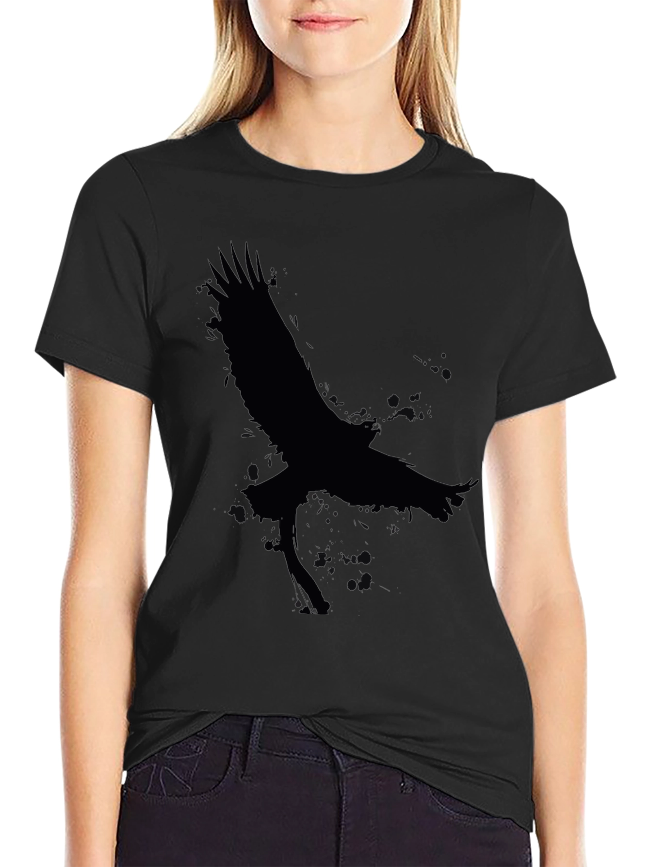 Black Eagle Graphic Tee - Mens Short Sleeve