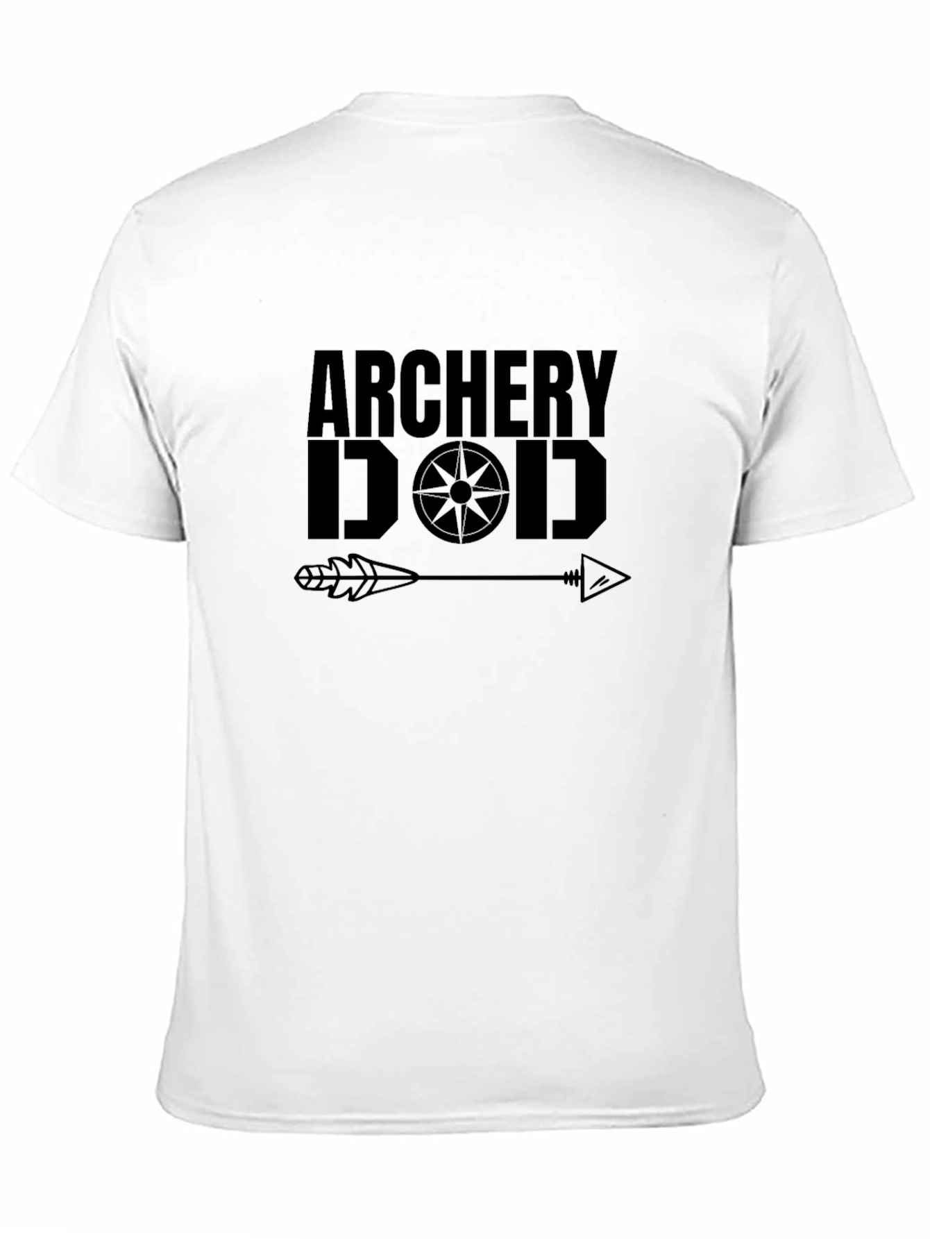 Archery Dad Black Graphic T-Shirt