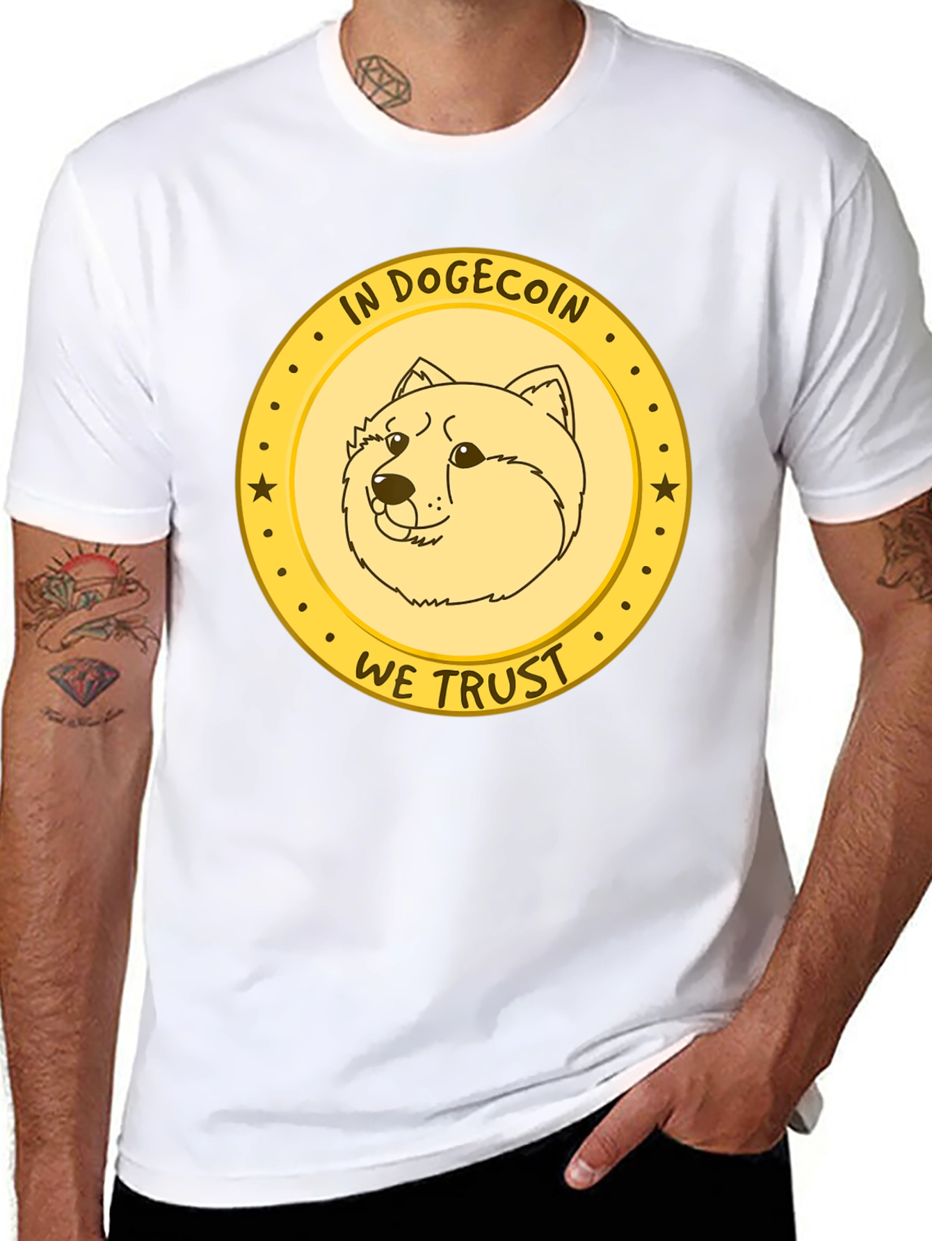 Dogecoin Meme T-Shirt - In Dogecoin We Trust!