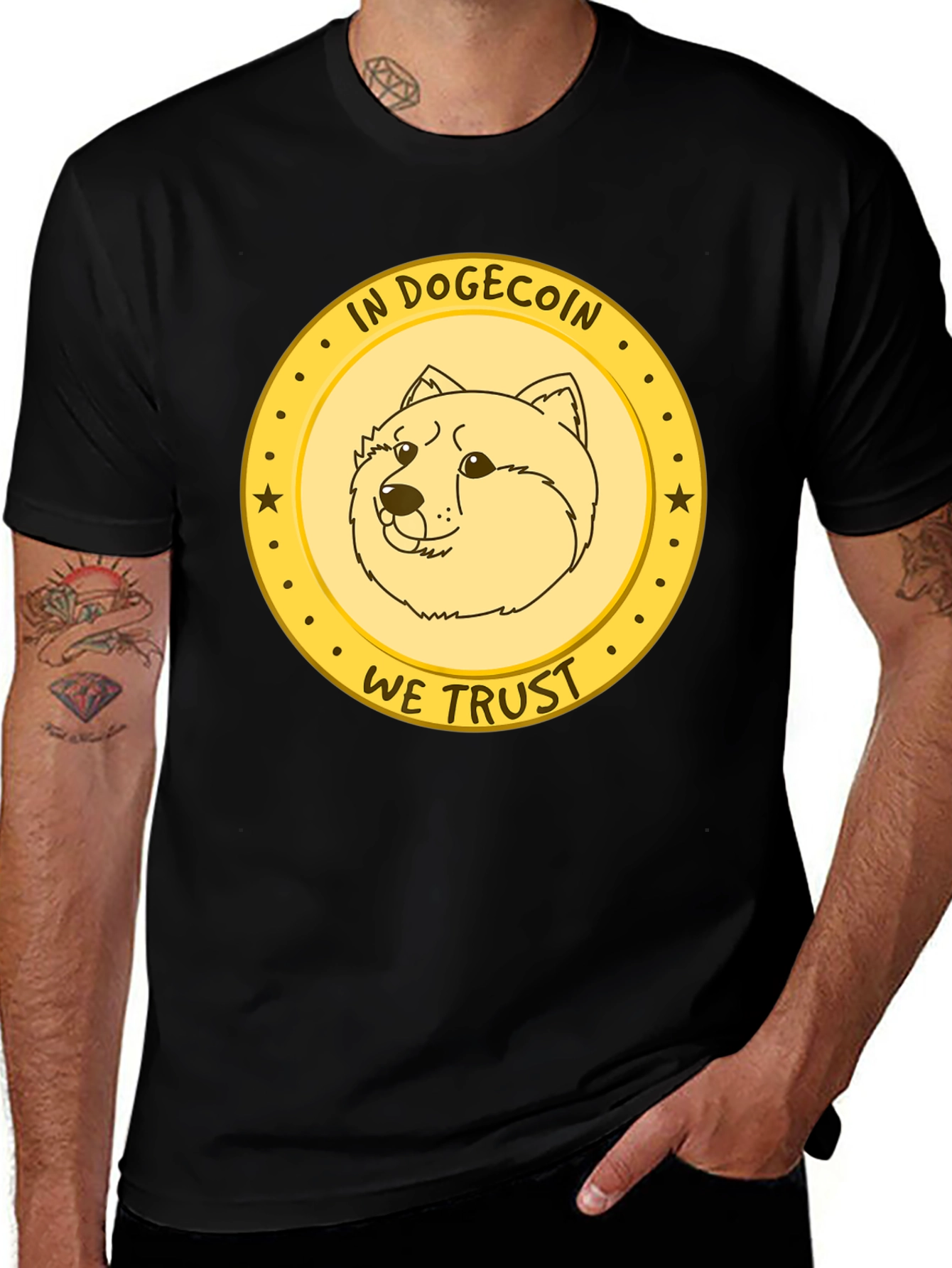 Dogecoin Meme T-Shirt - In Dogecoin We Trust!