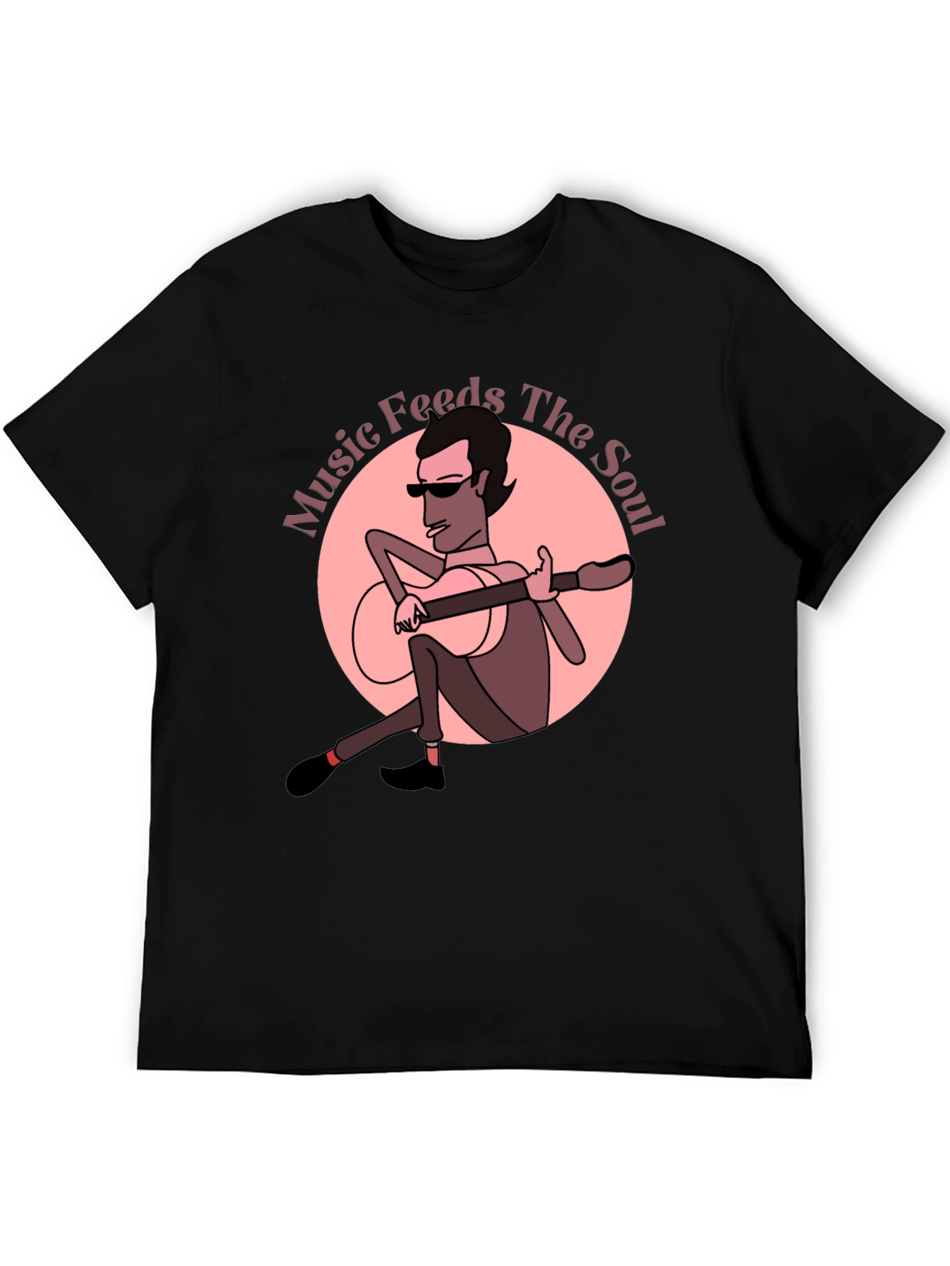 Music Feeds The Soul Graphic T-Shirt