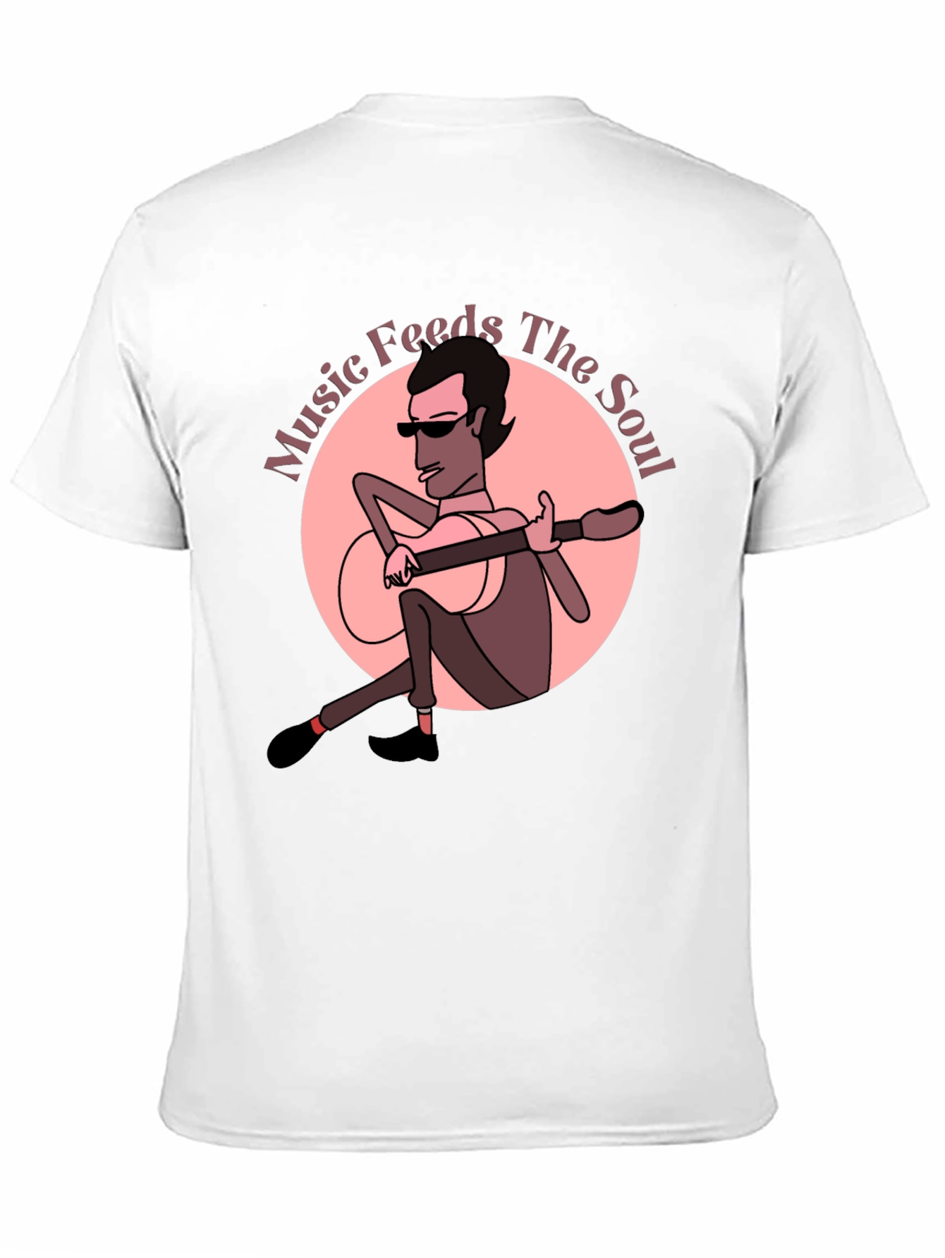 Music Feeds The Soul Graphic T-Shirt