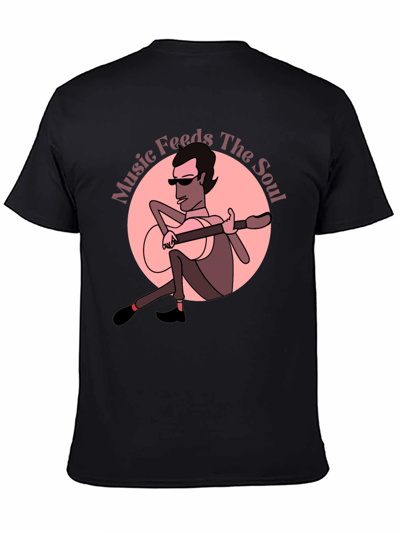 Music Feeds The Soul Graphic T-Shirt