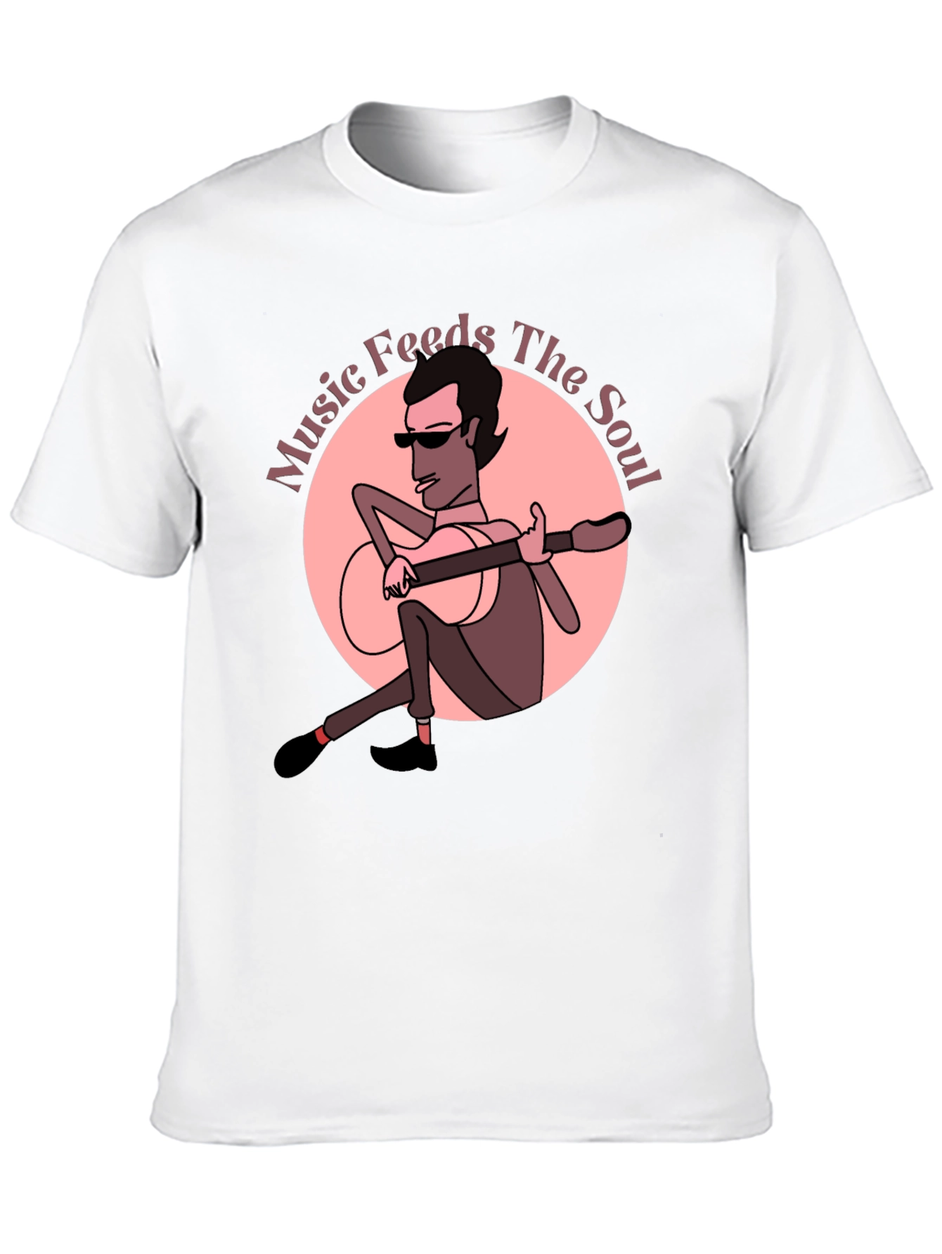 Music Feeds The Soul Graphic T-Shirt