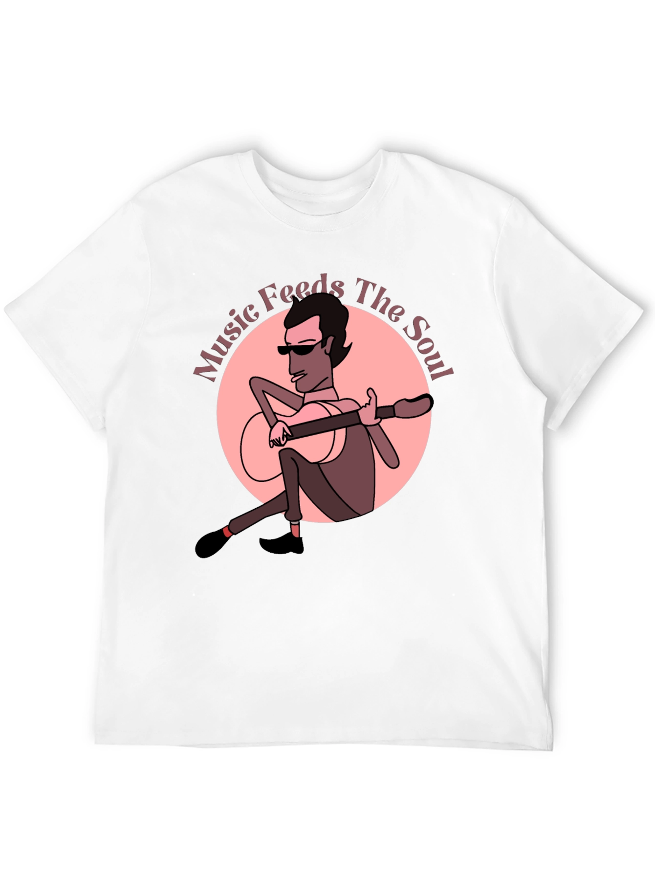 Music Feeds The Soul Graphic T-Shirt
