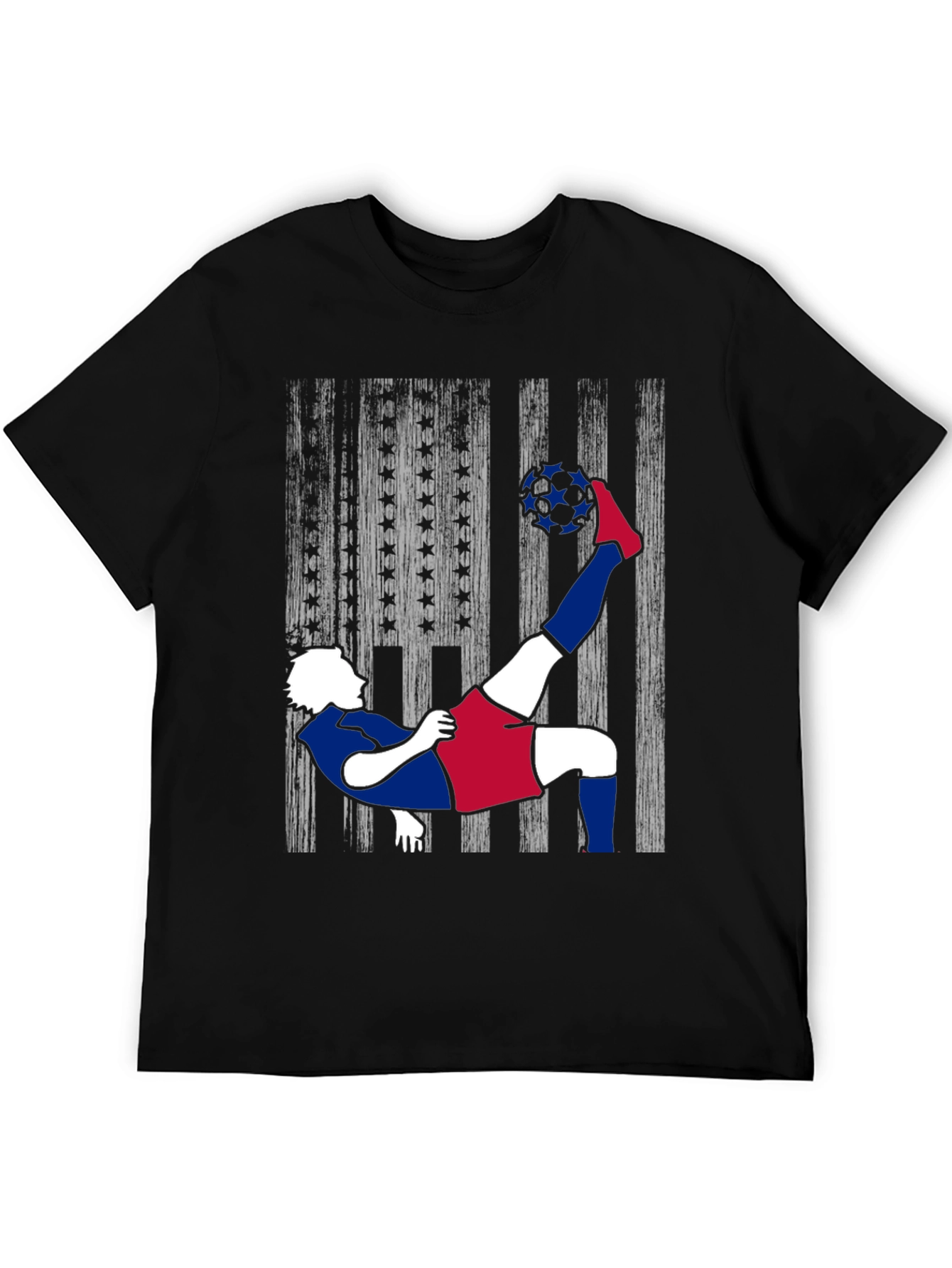 USA Soccer T-Shirt: Patriotic Kick