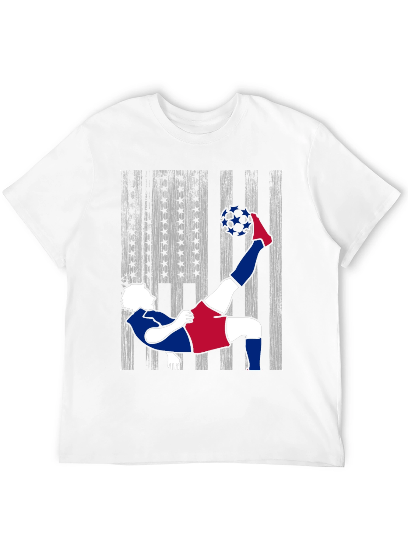 USA Soccer T-Shirt: Patriotic Kick