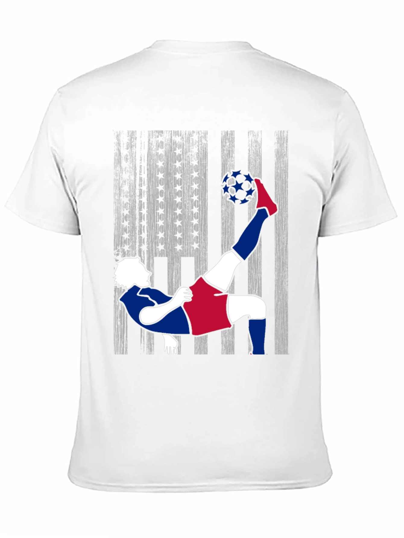 USA Soccer T-Shirt: Patriotic Kick