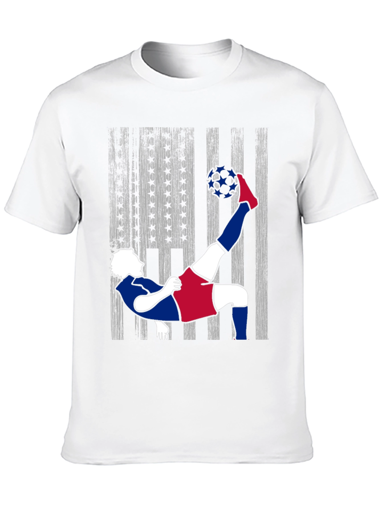 USA Soccer T-Shirt: Patriotic Kick
