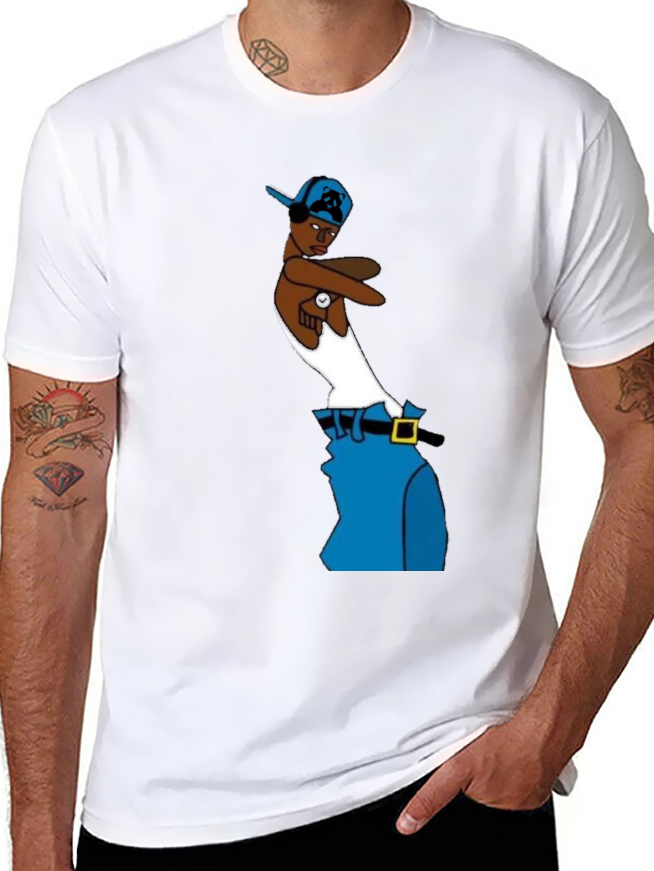 Cartoon Character Graphic Tee