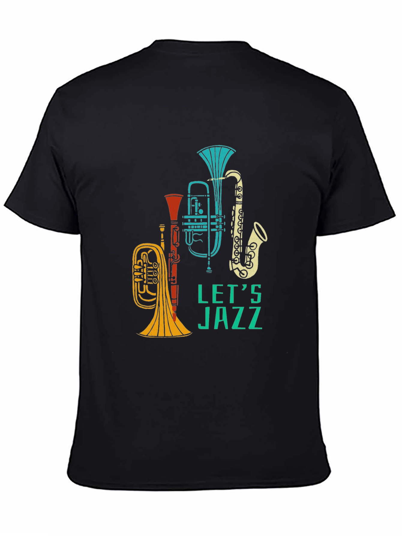 Lets Jazz Graphic T-Shirt - Black