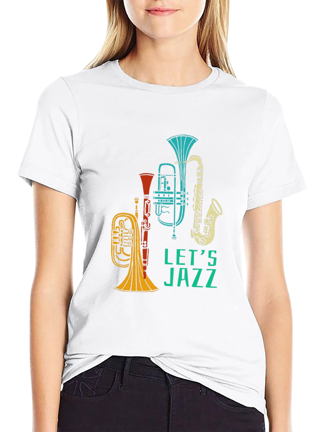Lets Jazz Graphic T-Shirt - Black