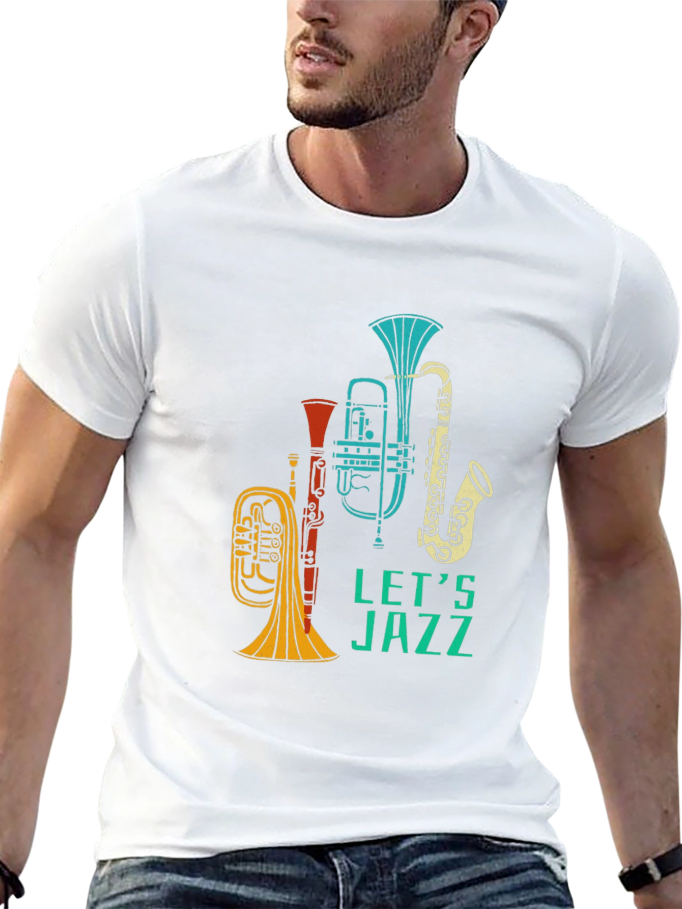 Lets Jazz Graphic T-Shirt - Black