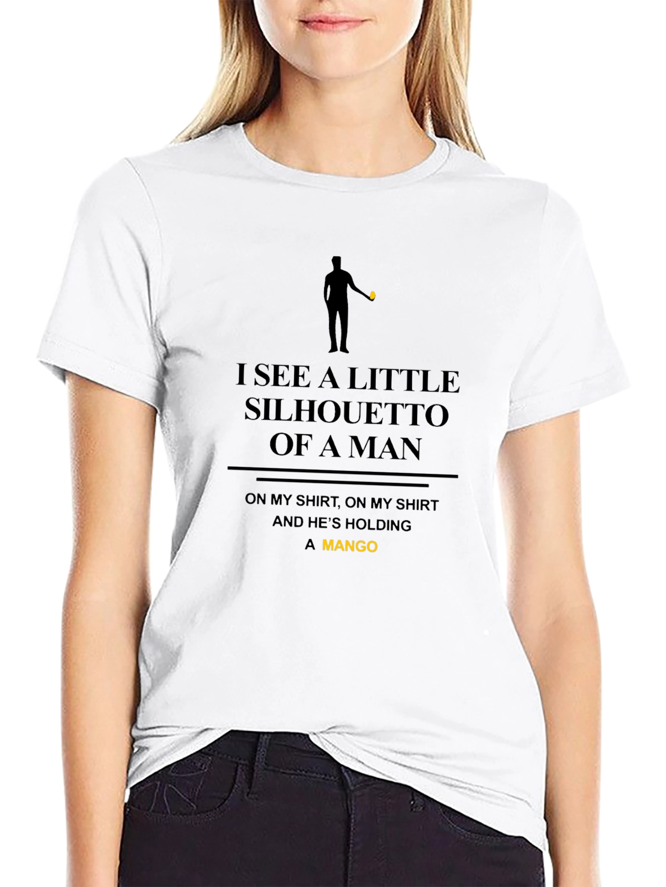 Silhouette Mango Graphic Tee - Soft Cotton Blend