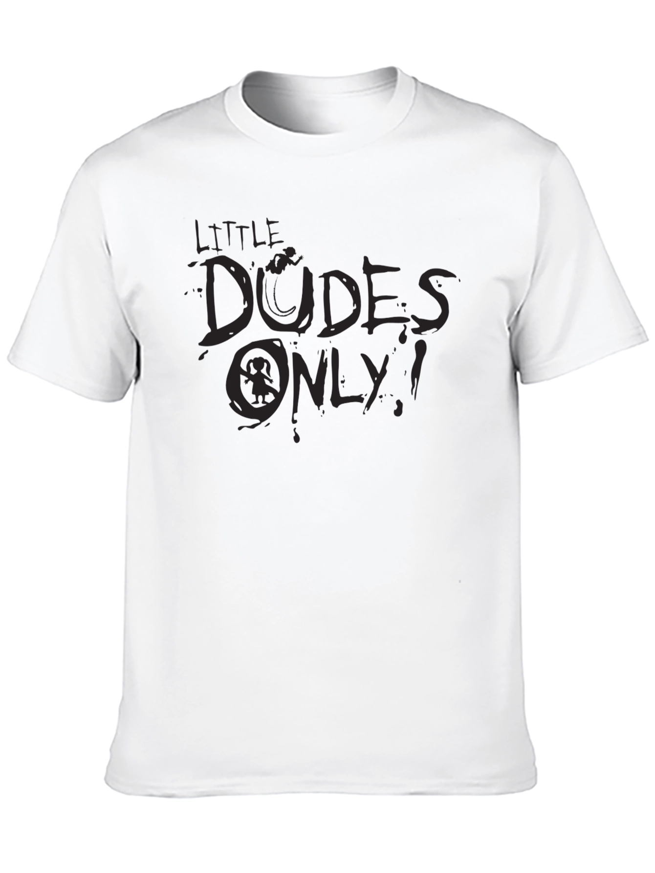 Little Dudes Only Graphic T-Shirt - Black