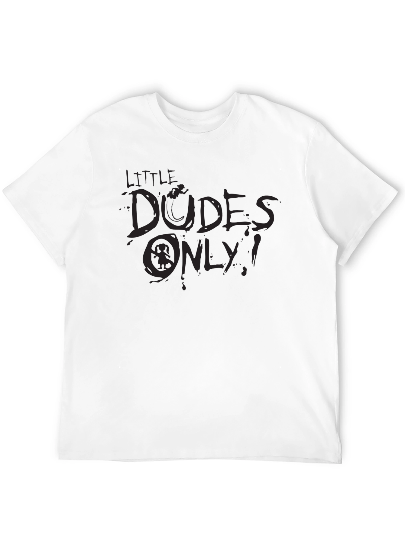 Little Dudes Only Graphic T-Shirt - Black
