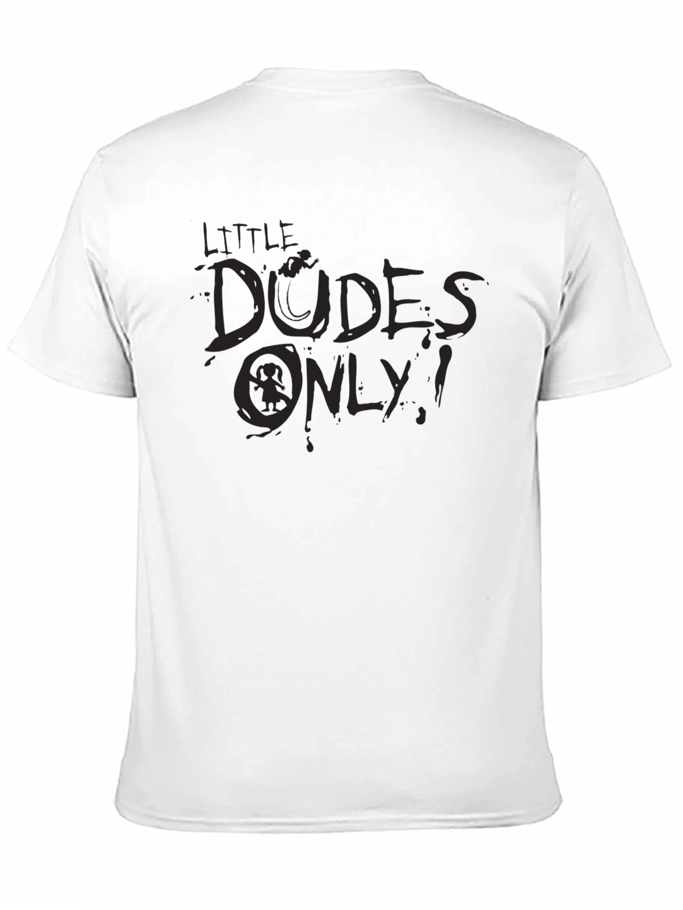Little Dudes Only Graphic T-Shirt - Black