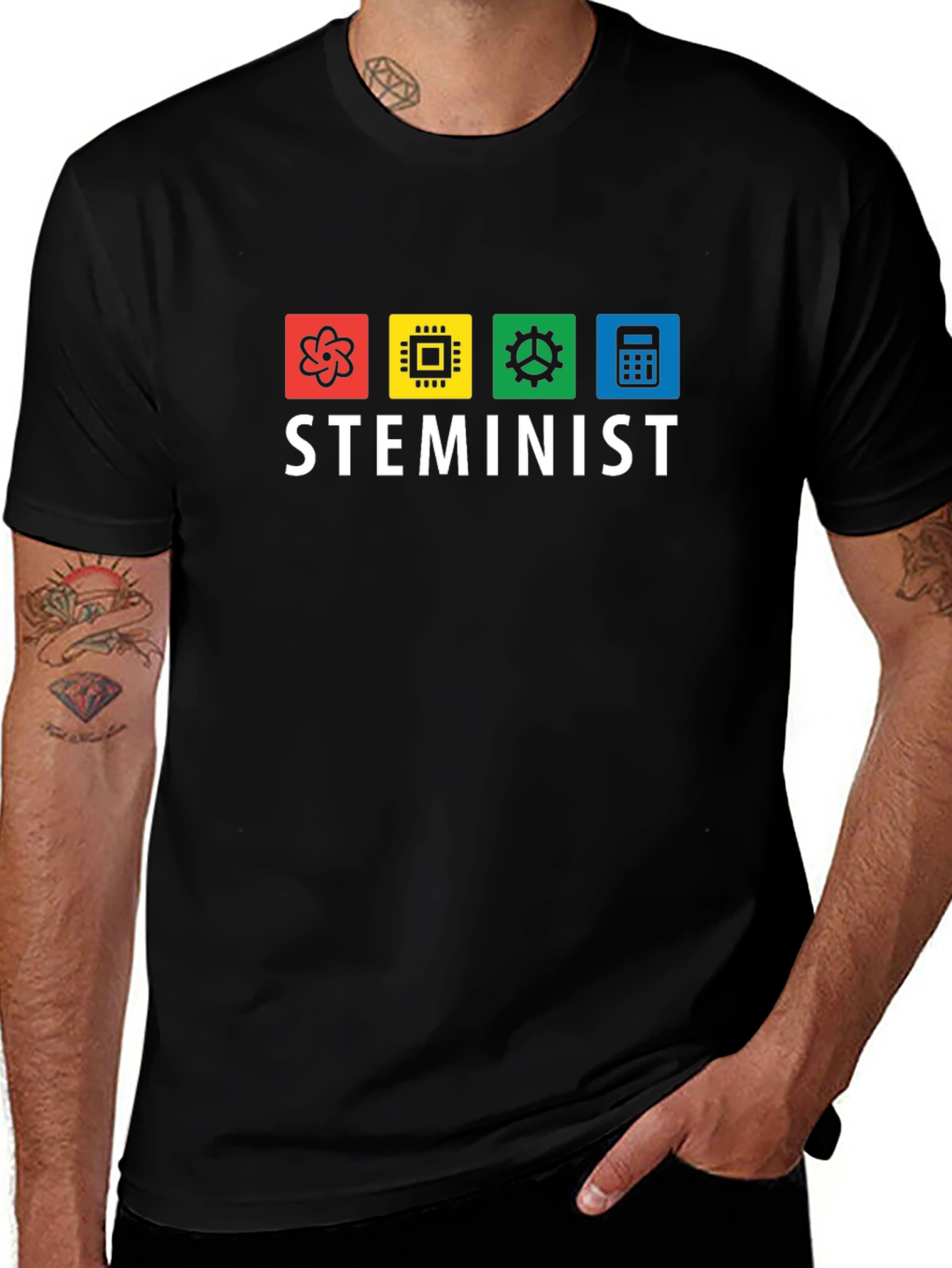 STEMinist Graphic Tee - Science Tech Math Equality T-Shirt