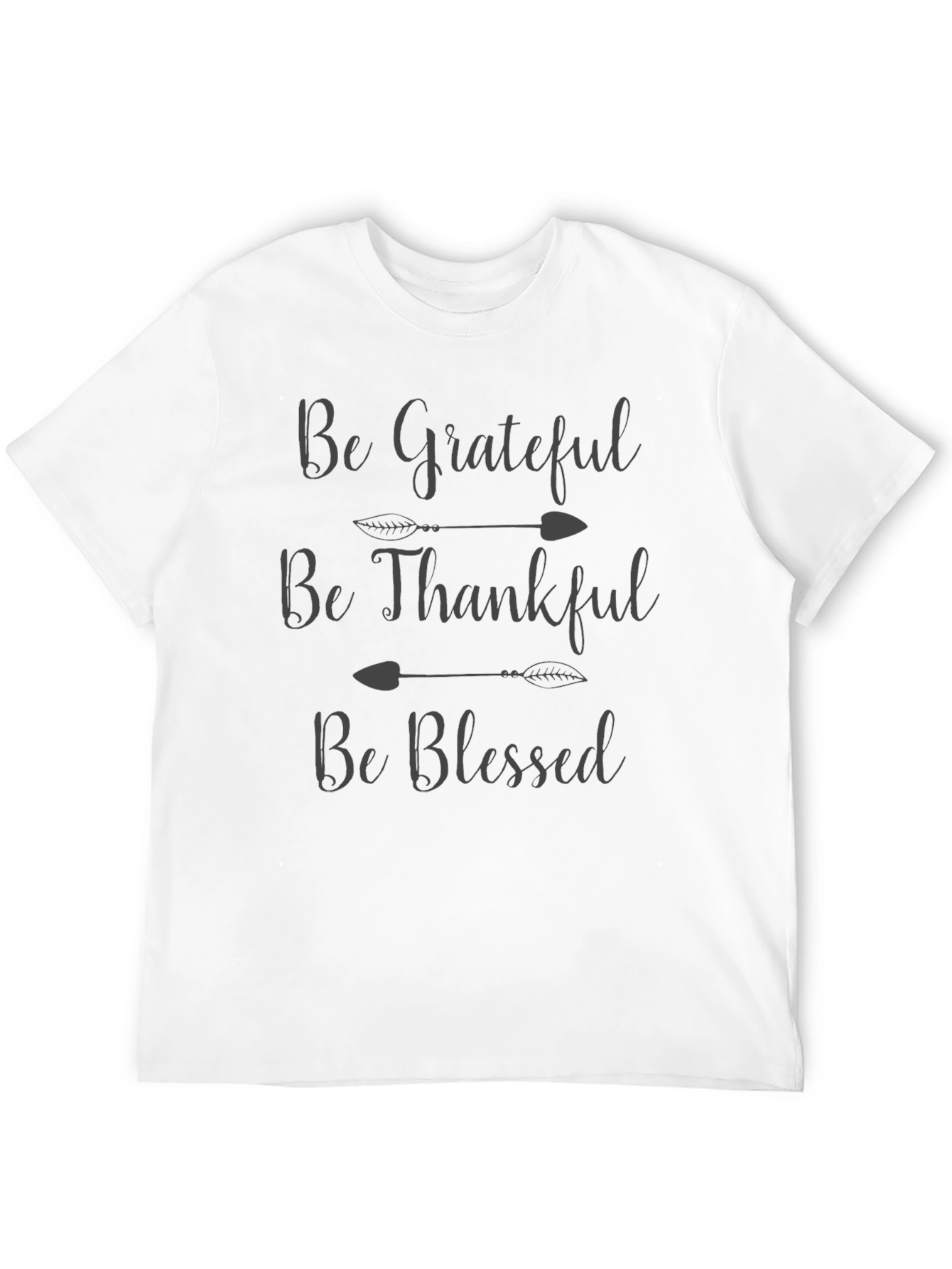 Grateful Thankful Blessed Arrow Tee