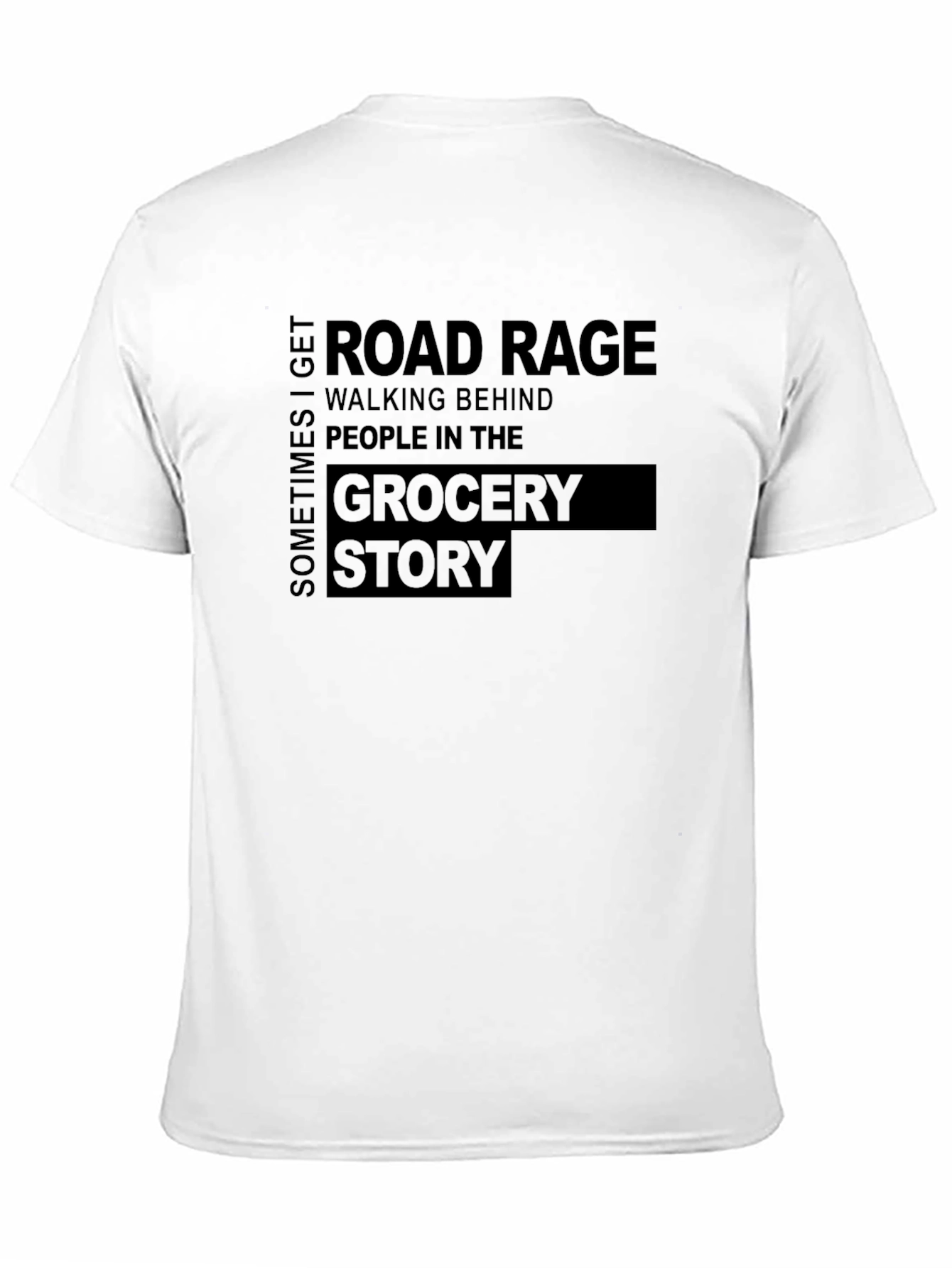 Road Rage Grocery Store Graphic T-Shirt