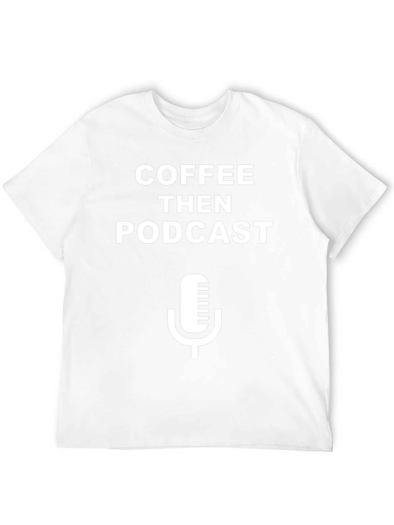 Coffee Then Podcast Black Graphic T-Shirt