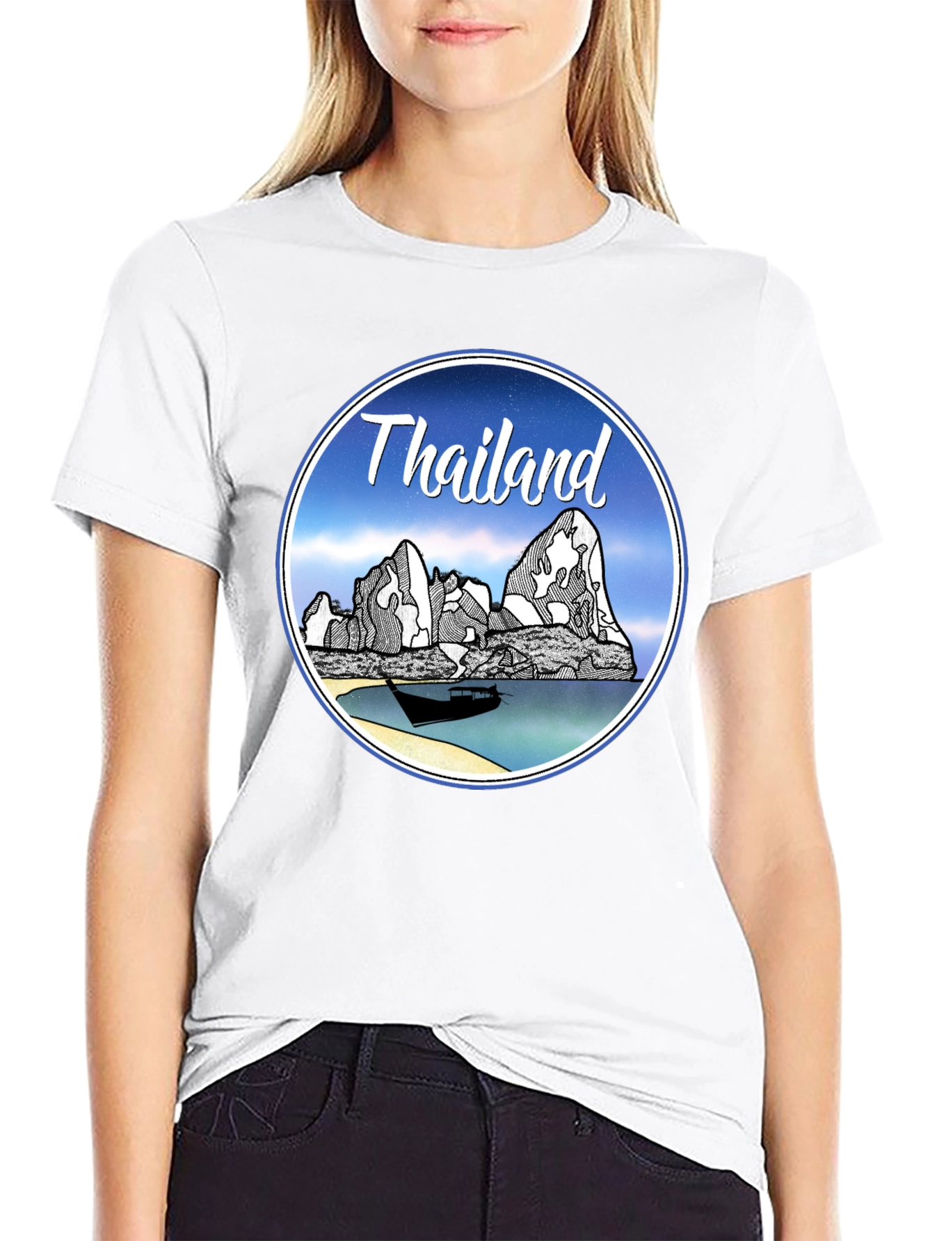 Thailand Adventure T-Shirt: Scenic Island Design